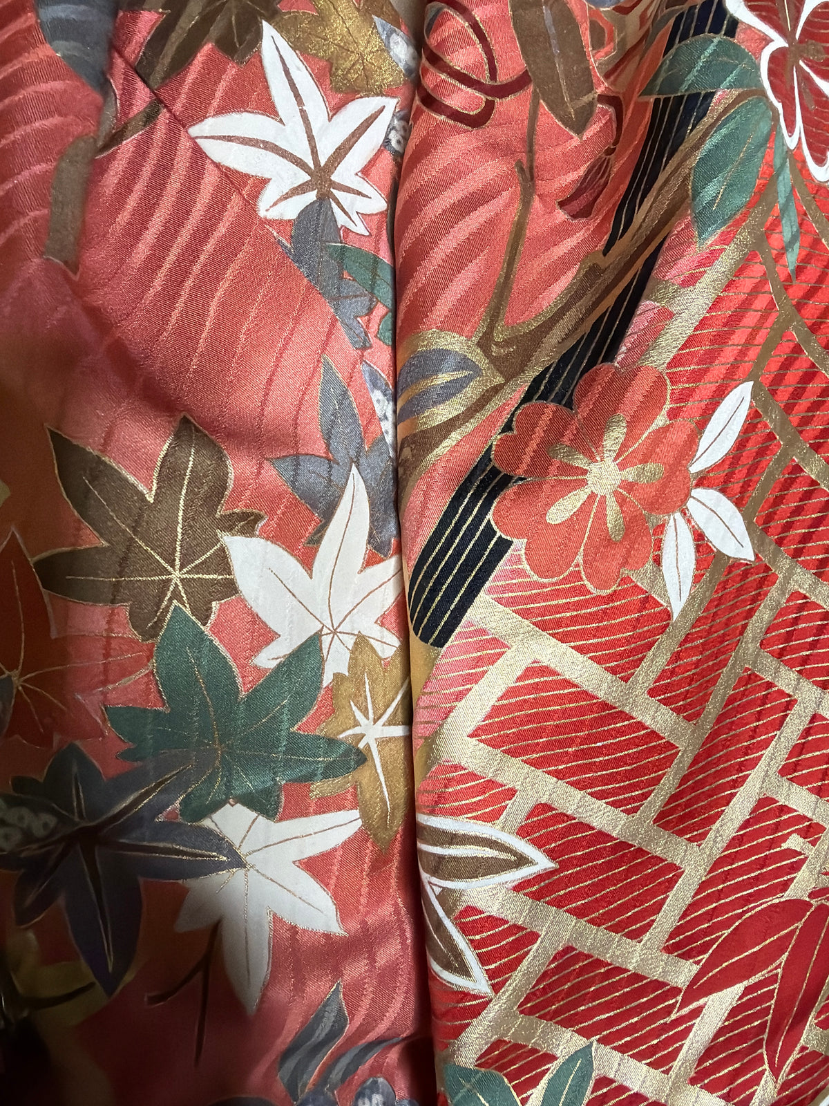 Tour de cou snood furisode kimono japonais en soie