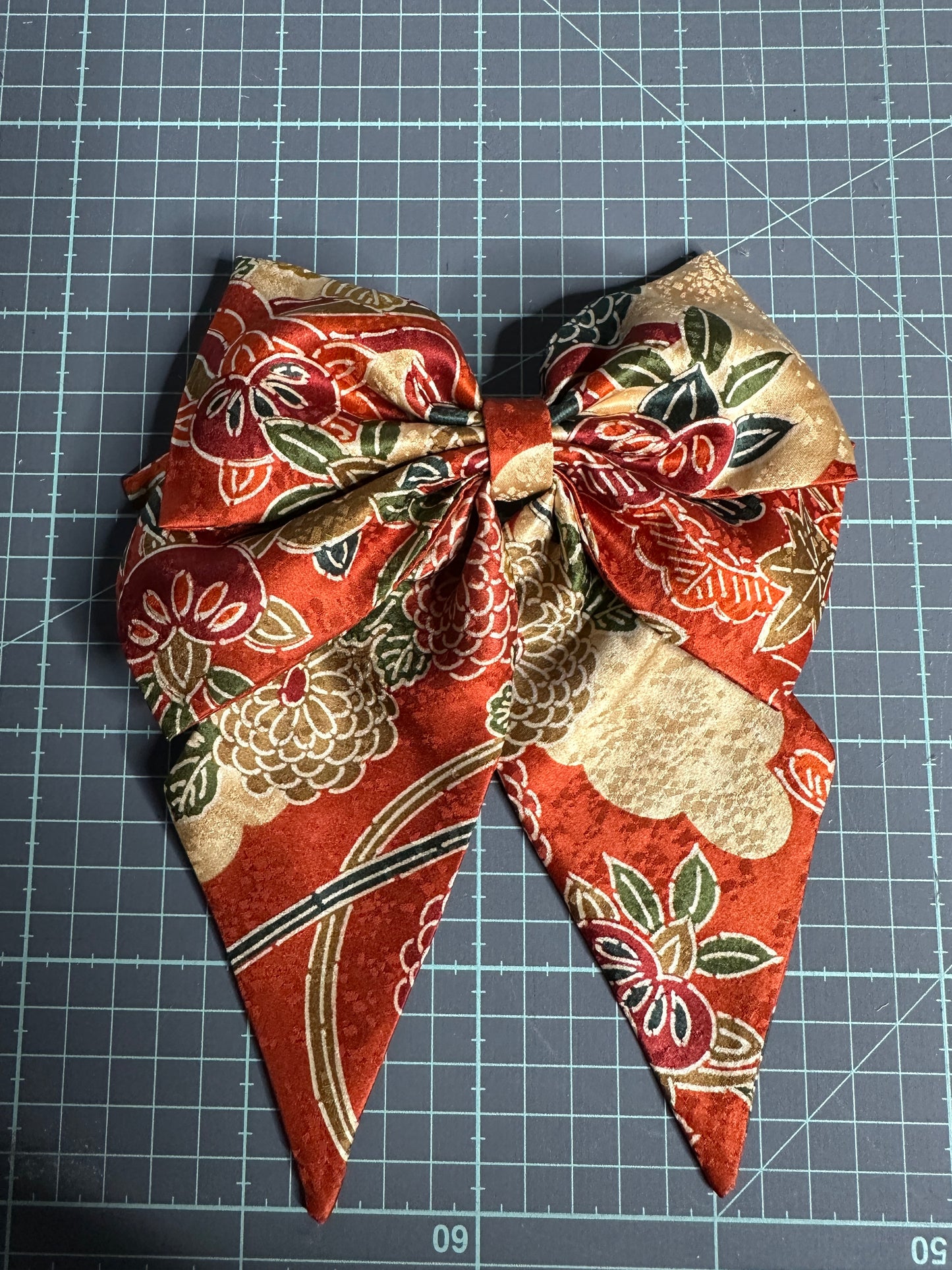 Barette pour les cheveux kimono japonais en soie