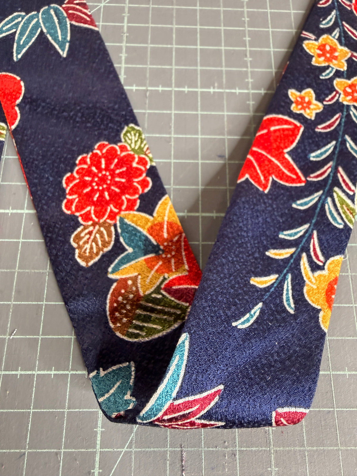 Foulard ruban kimono japonais en soie Neuf