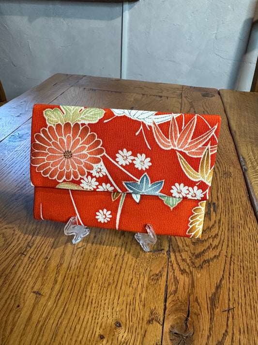 Pochette kimono japonais en soie