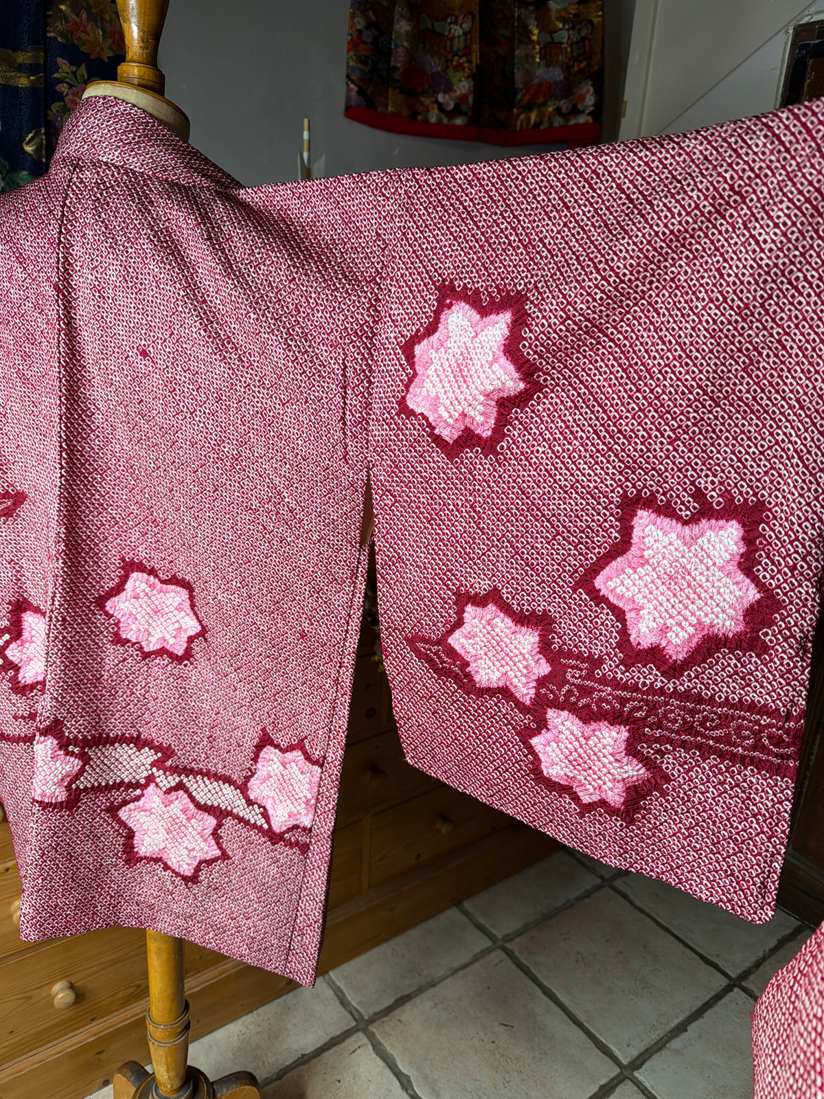 Haori veste de kimono japonais en soie Neuf