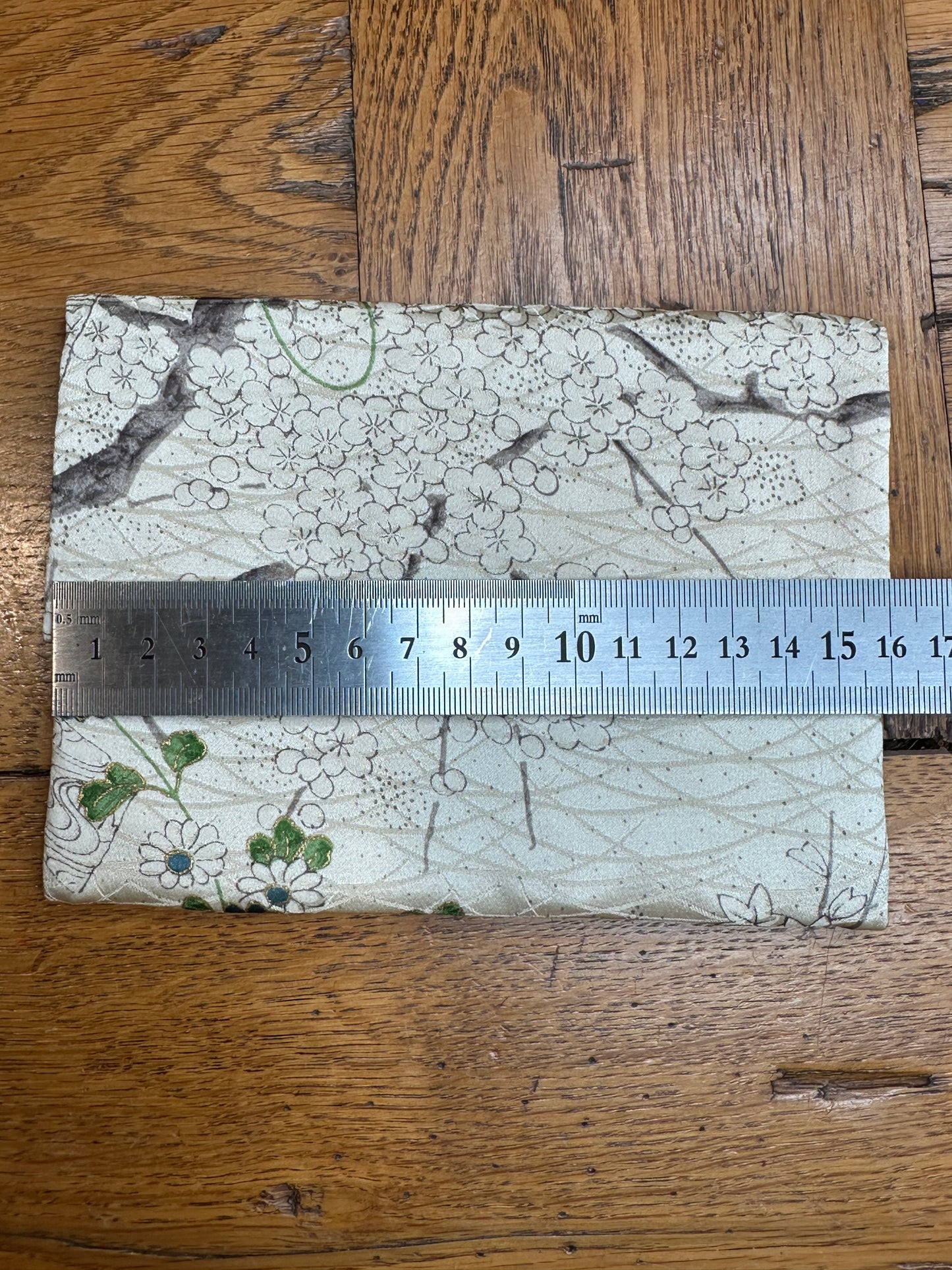 Pochette 2 compartiments kimono japonais en soie