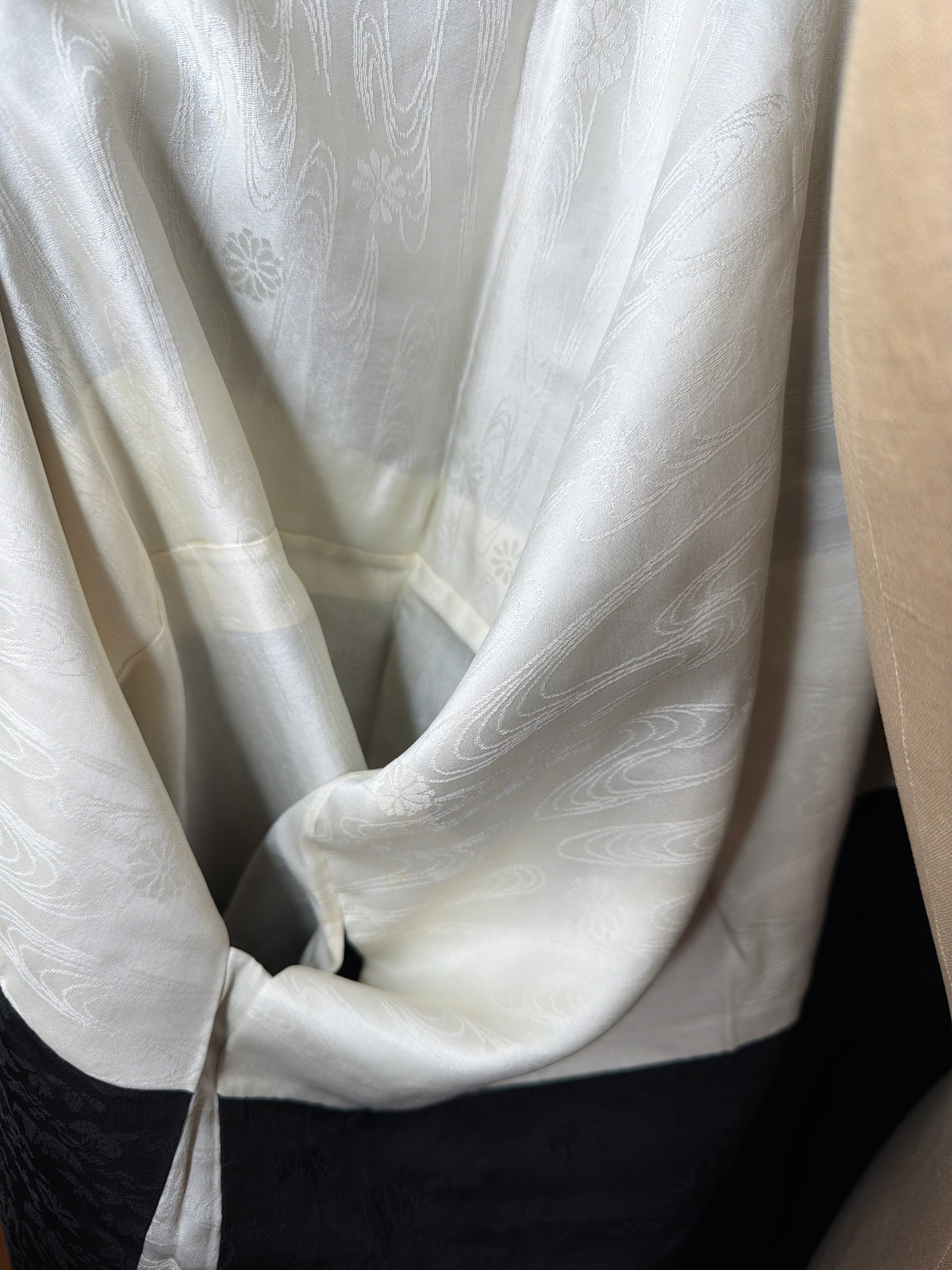 Haori veste de kimono japonais en soie avec Haori himo inclus état Neuf