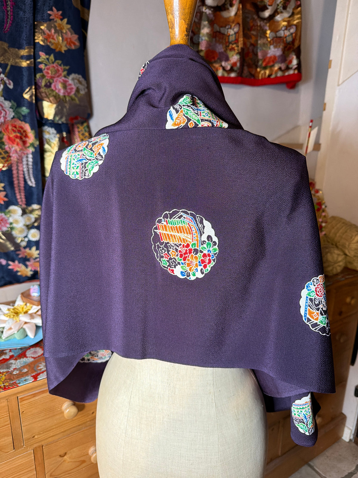 Top tunique 3 en 1 kimono japonais en soie
