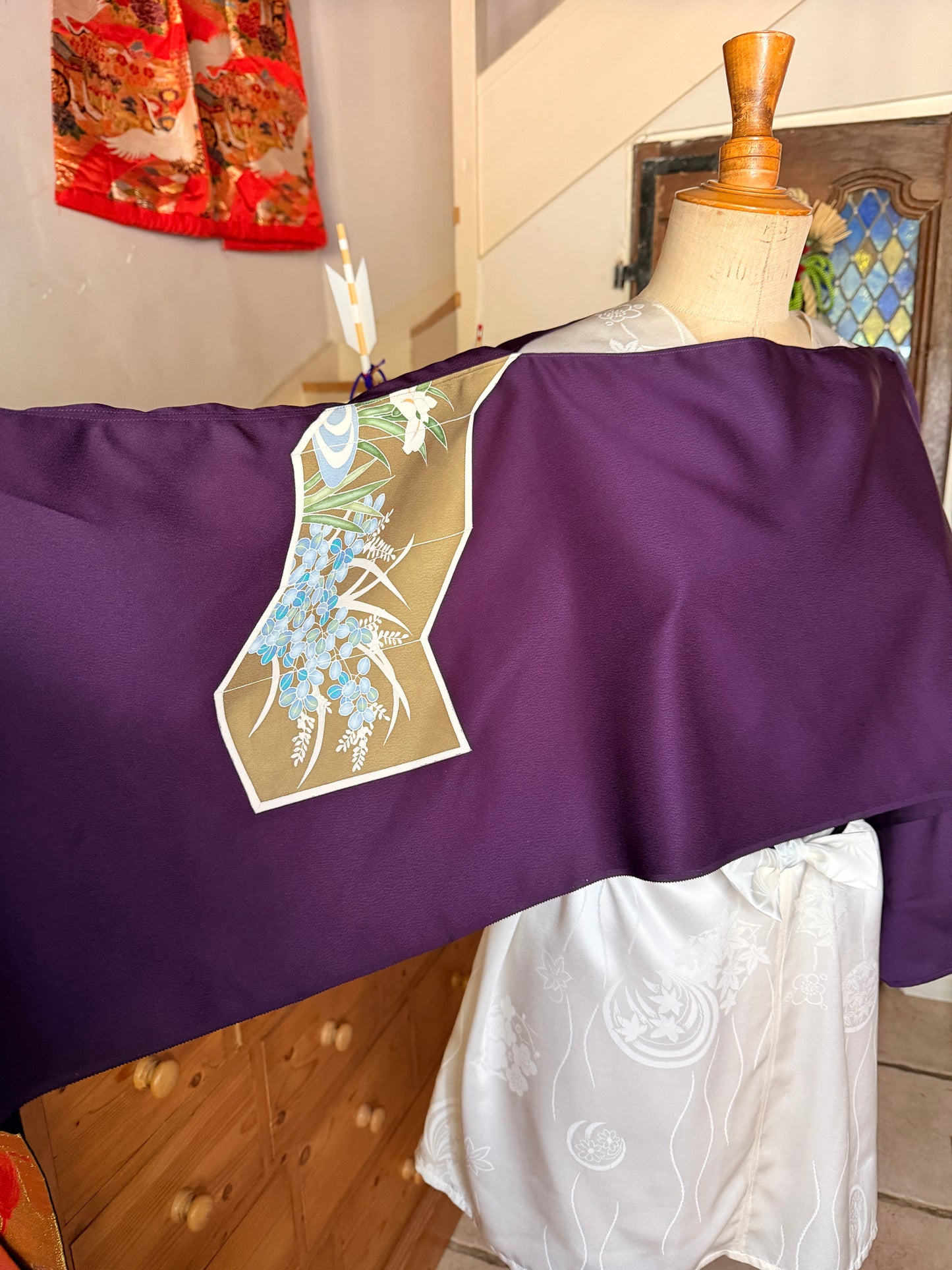 Top tunique 4en 1 kimono japonais en soie Neuf