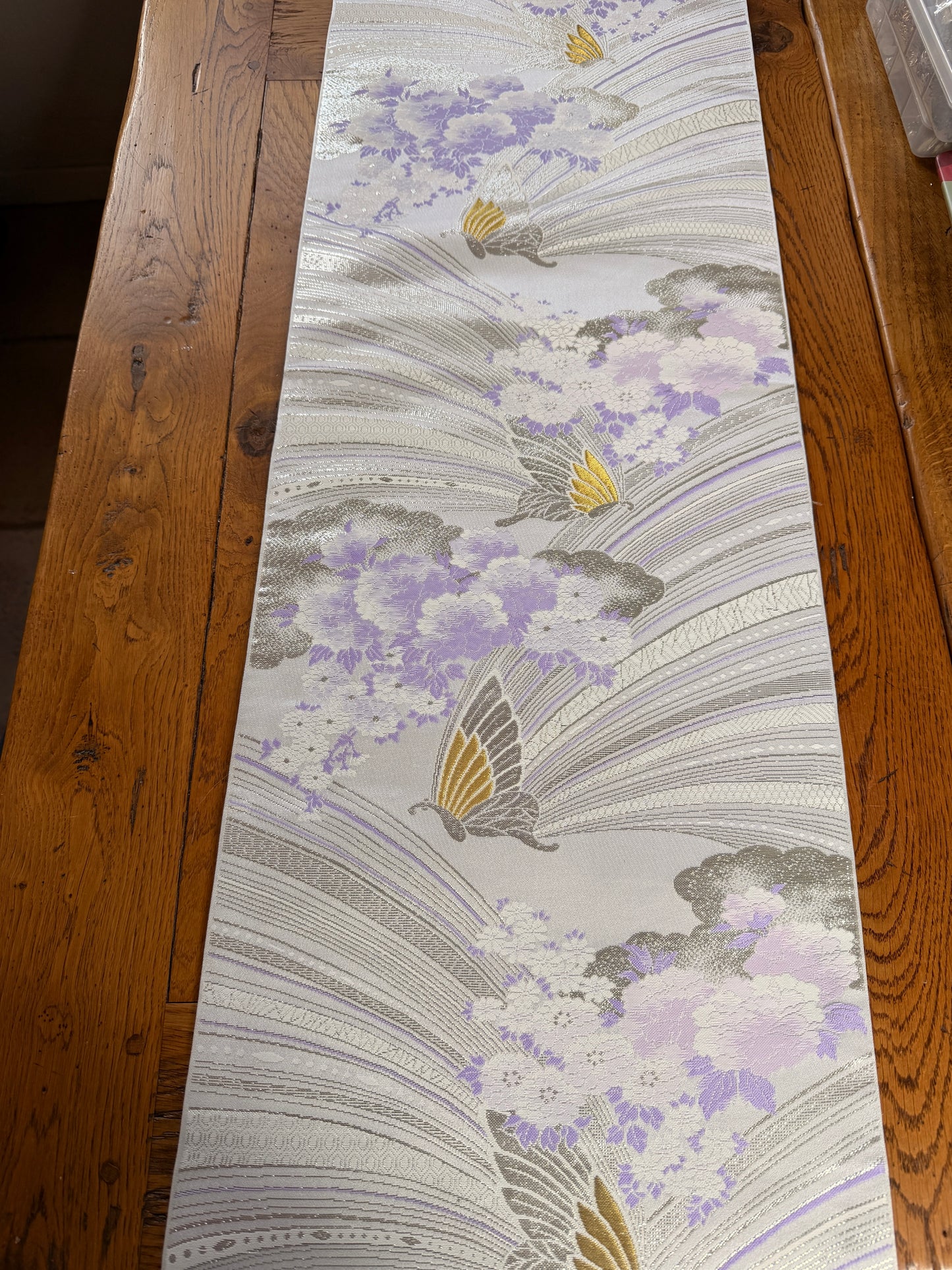 Chemin de table Obi kimono japonais