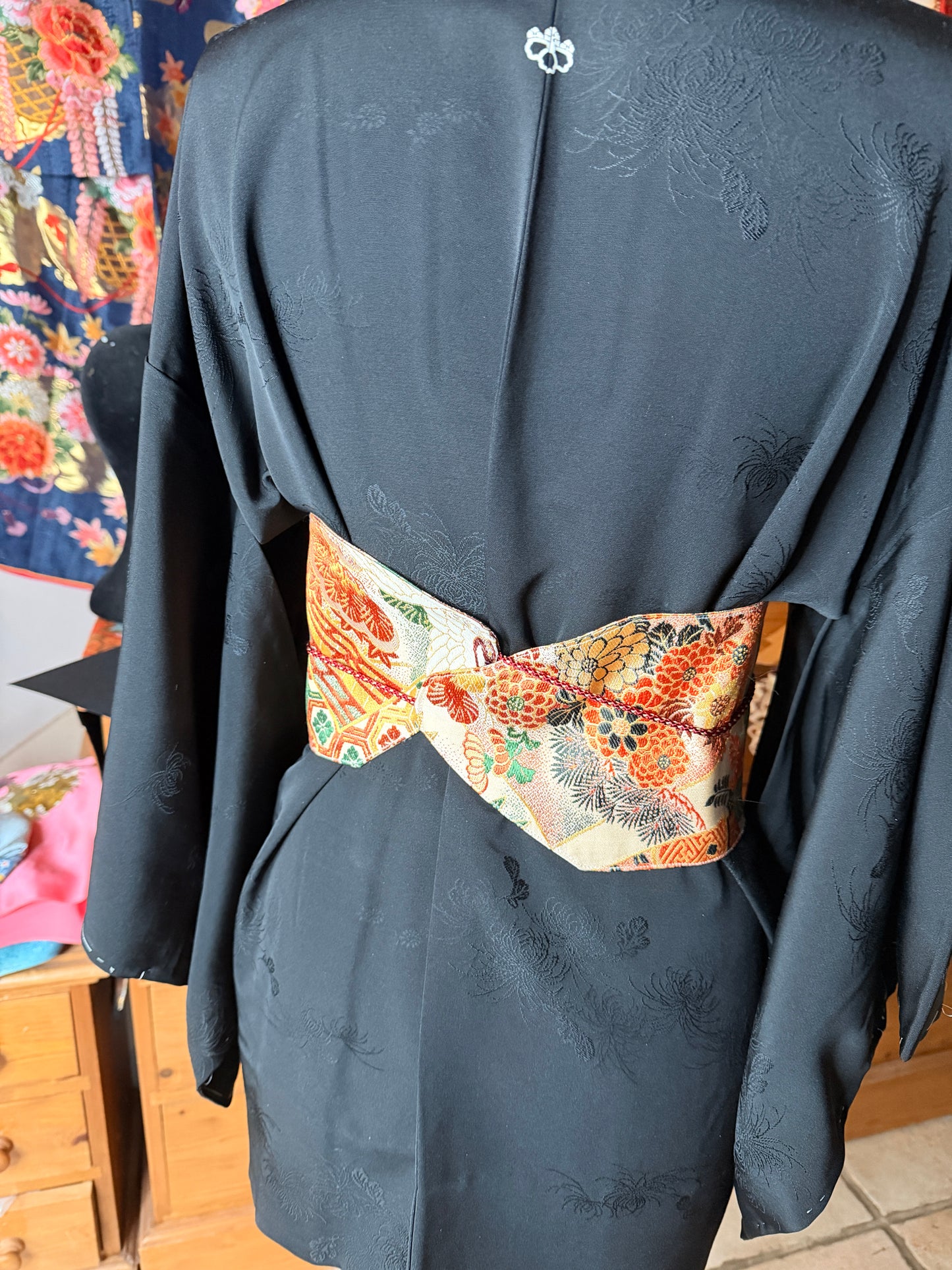Ceinture Obi kimono japonais en soie