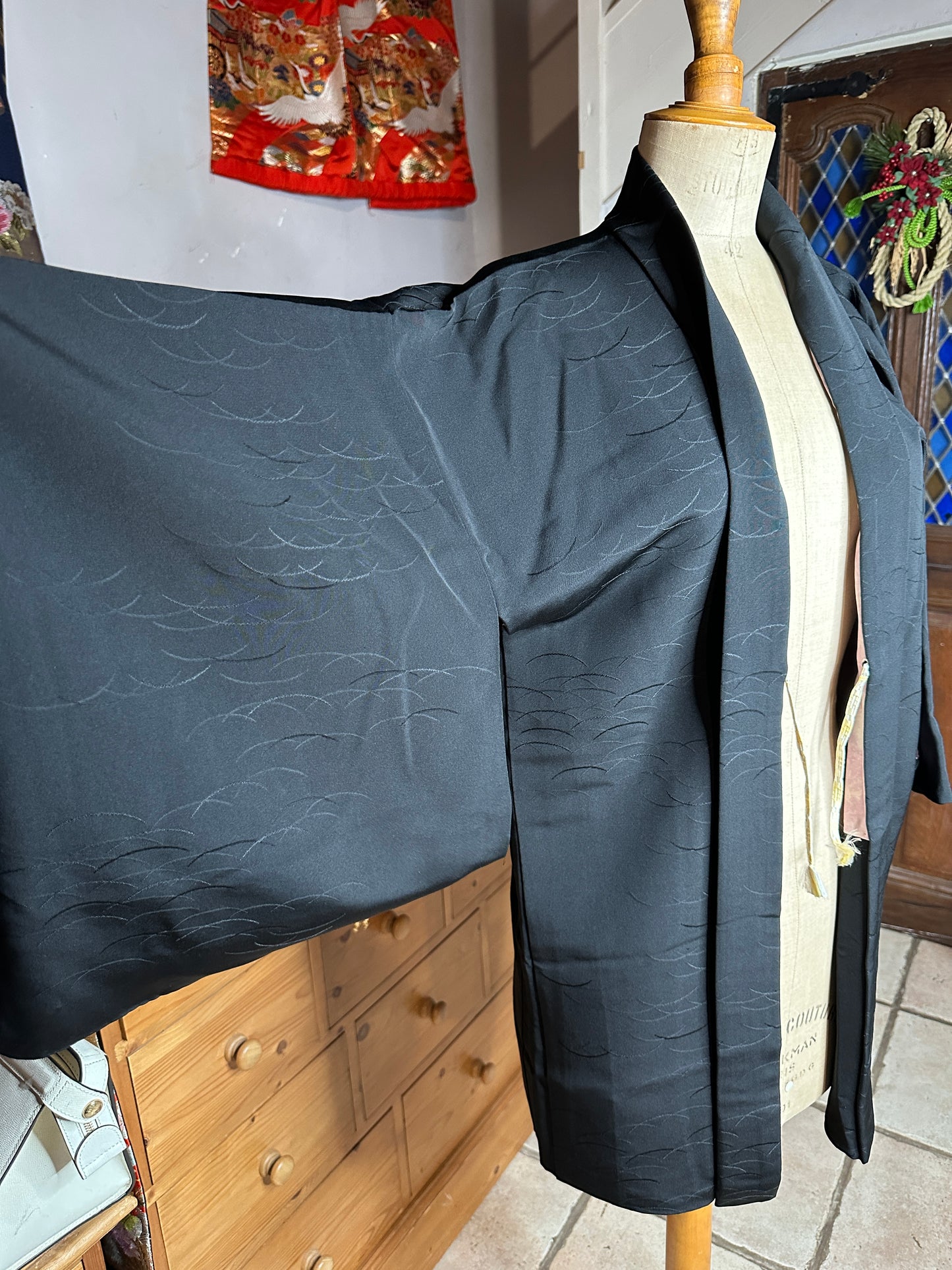 Haori veste kimono japonais en soie