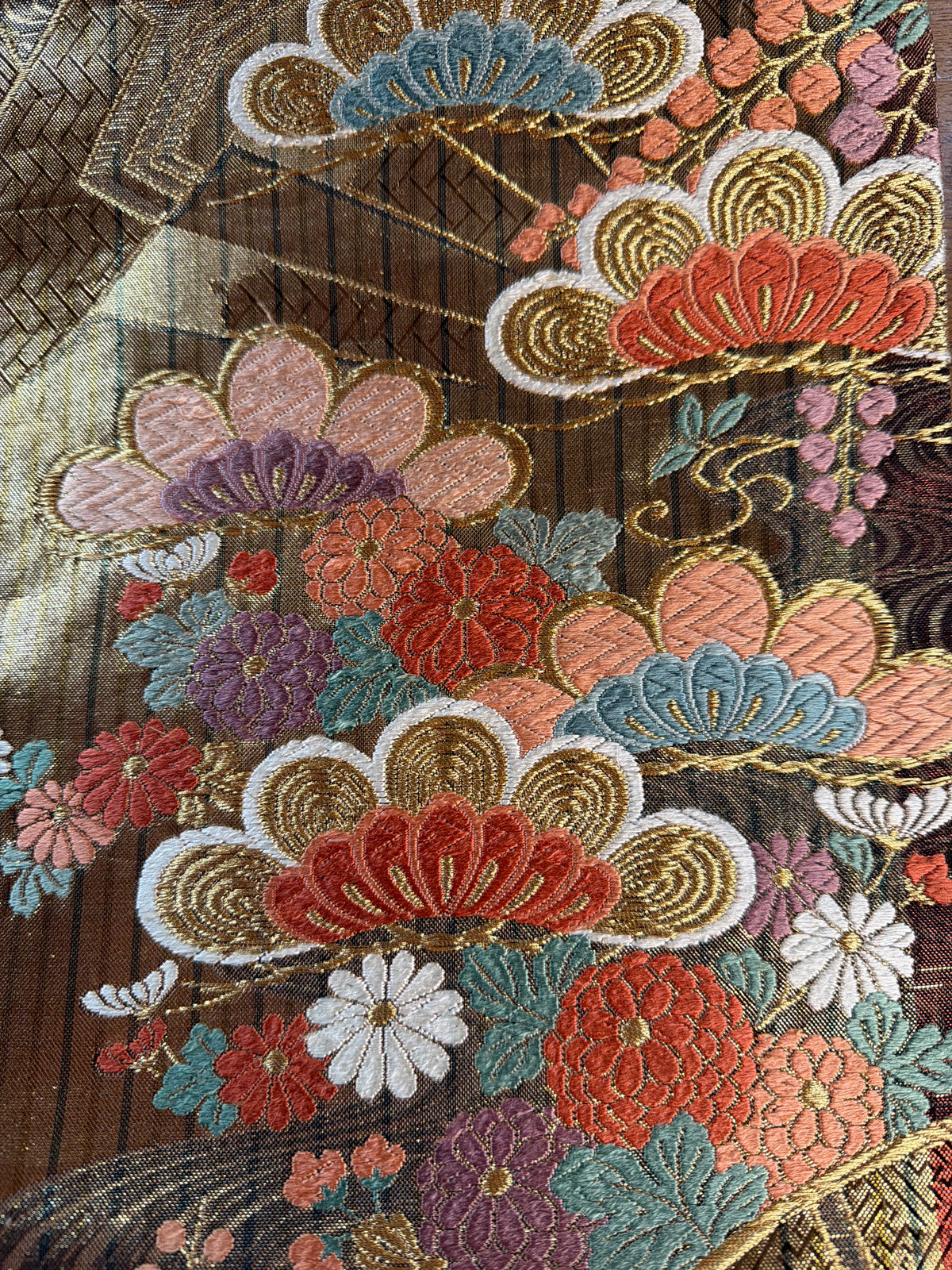 Chemin de table Obi kimono japonais