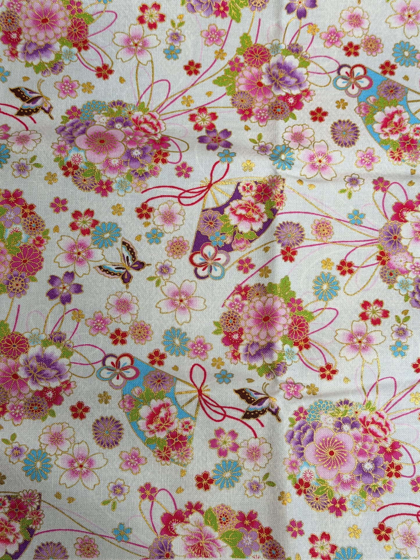 Coupon Tissu japonais en coton