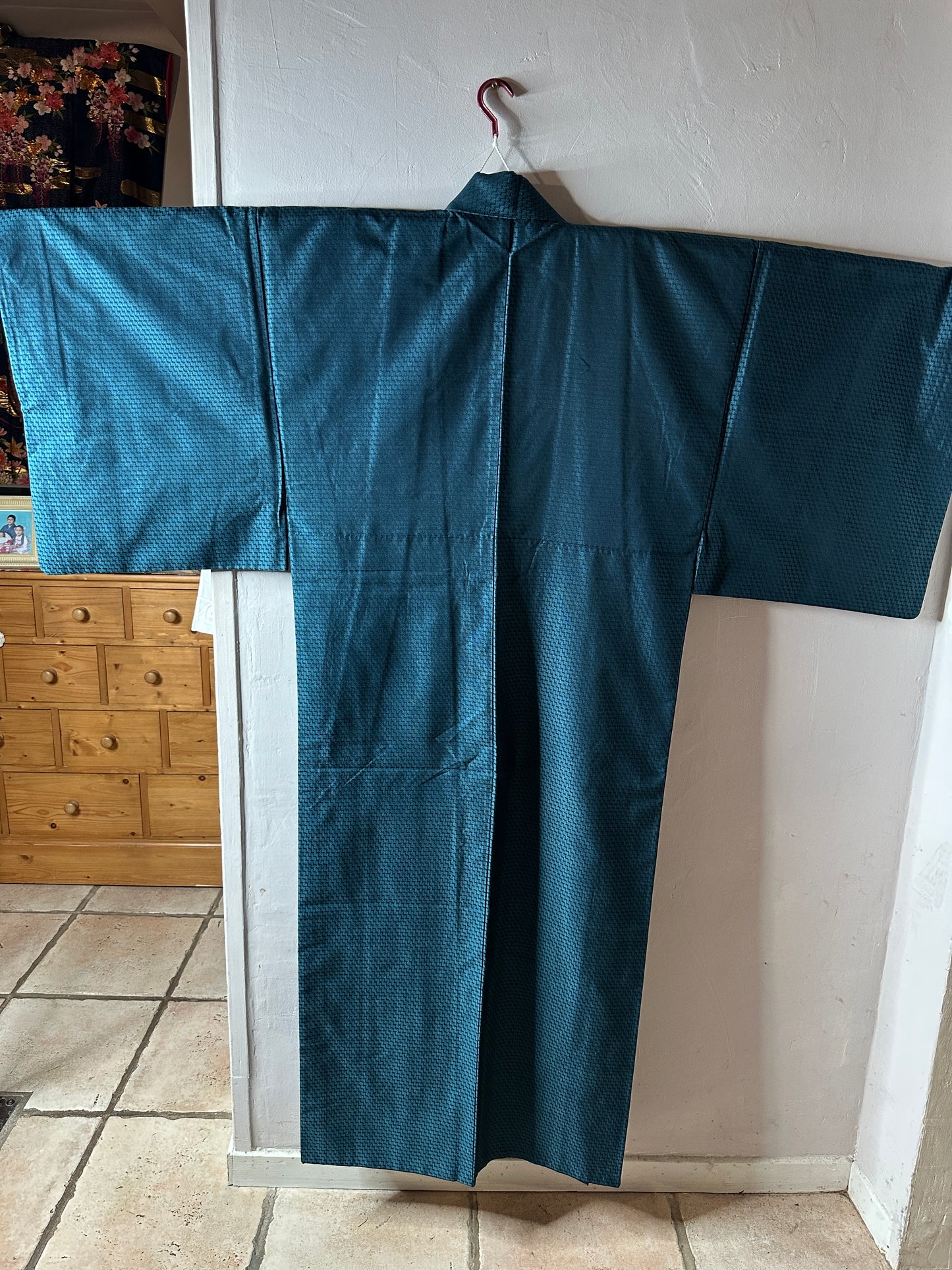Kimono Homme japonais véritable soie Neuf
