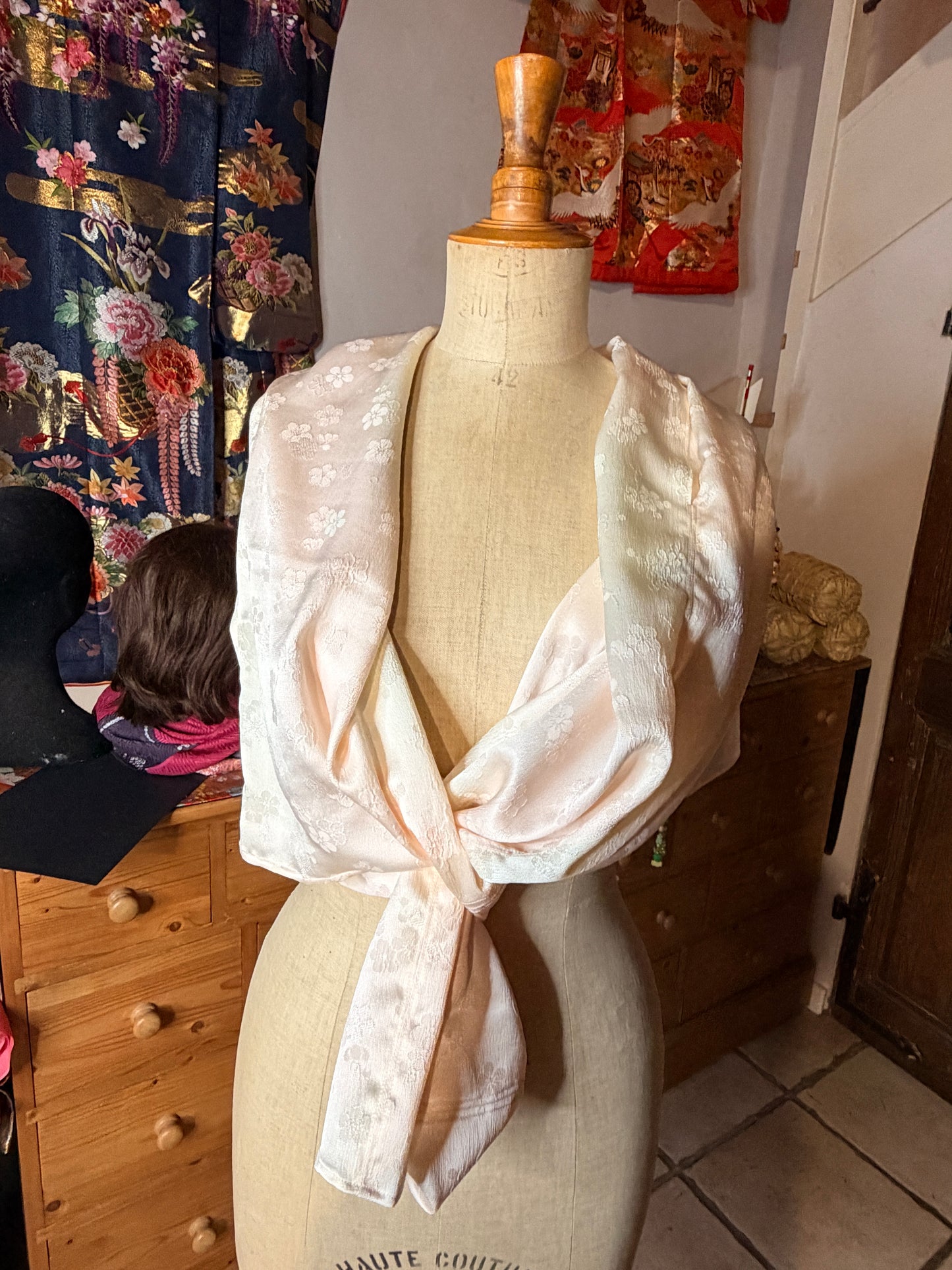 Top tunique 3 en 1 kimono japonais jyuban en soie Neuf