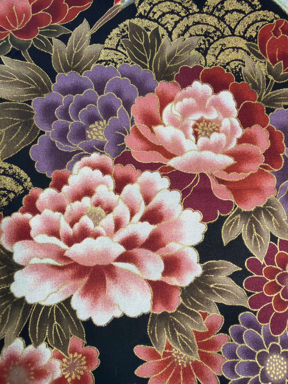 Japanese cotton fabric scrap