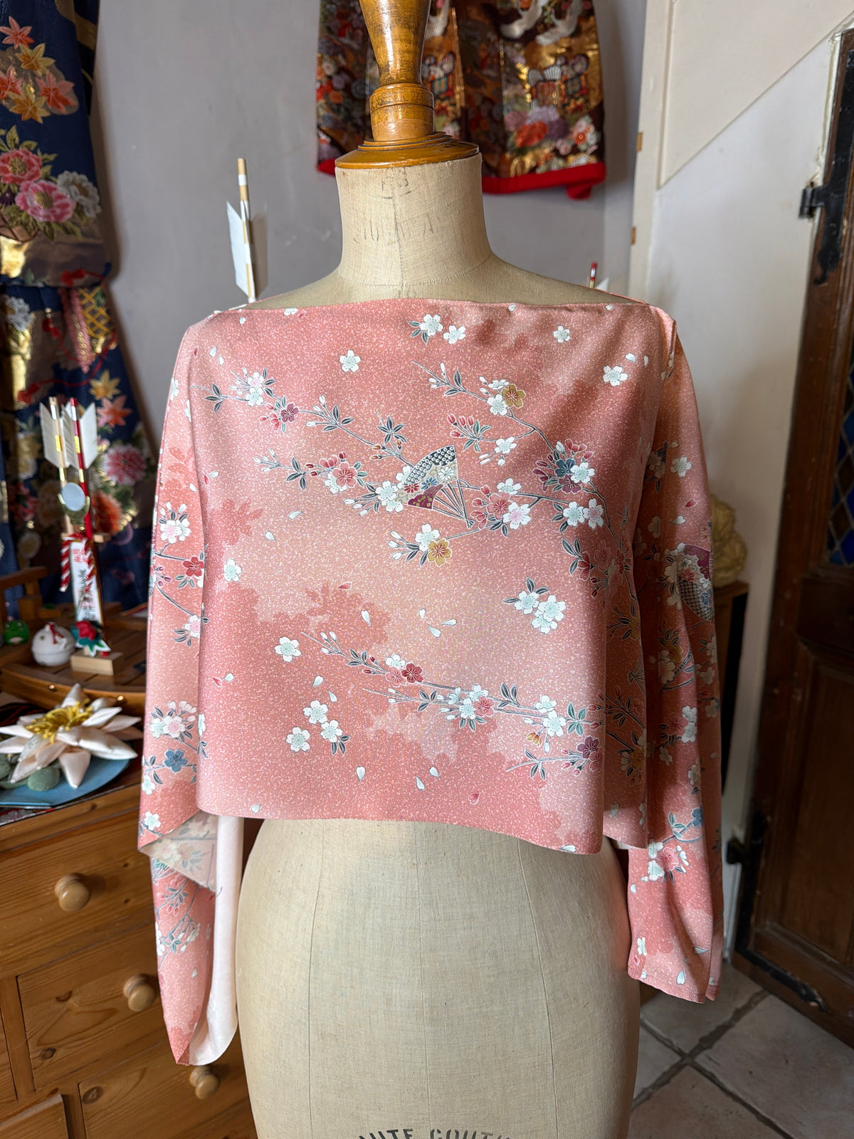 Top tunique 3 en 1 kimono japonais