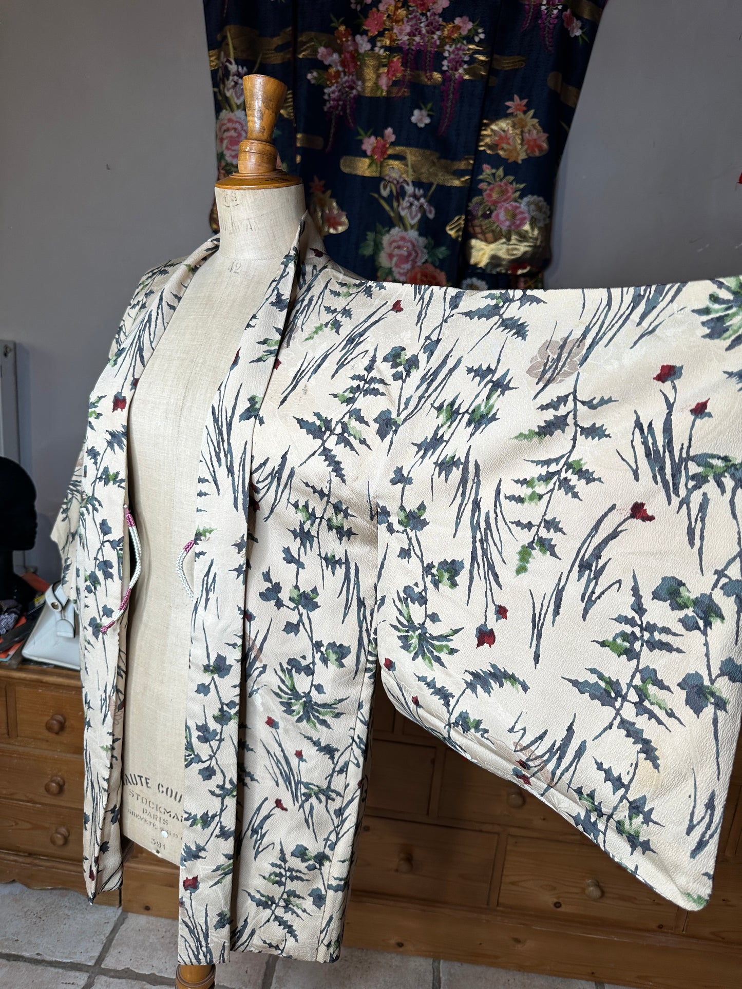 Haori japonais veste de kimono occasion