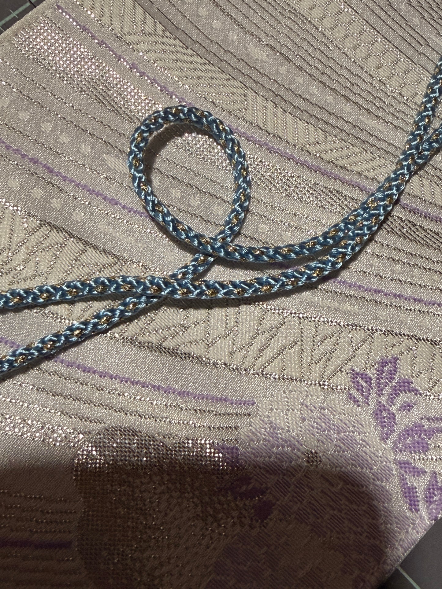 Obi ceinture de kimono japonais avec cordelette