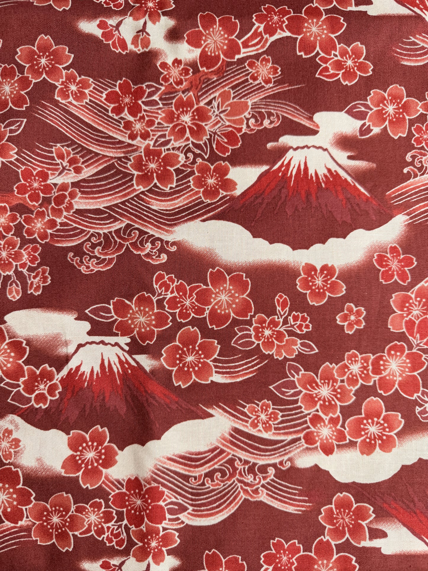 Coupon tissu japonais en coton 50cmx110cm