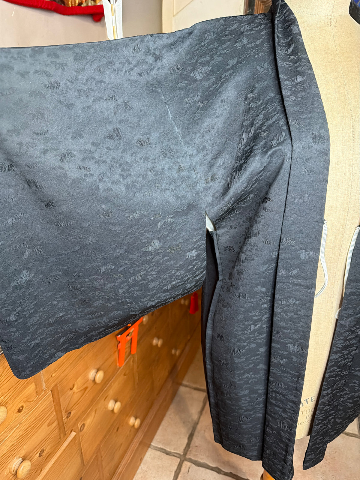 Haori veste de kimono japonais en soie avec Haori himo inclus état Neuf