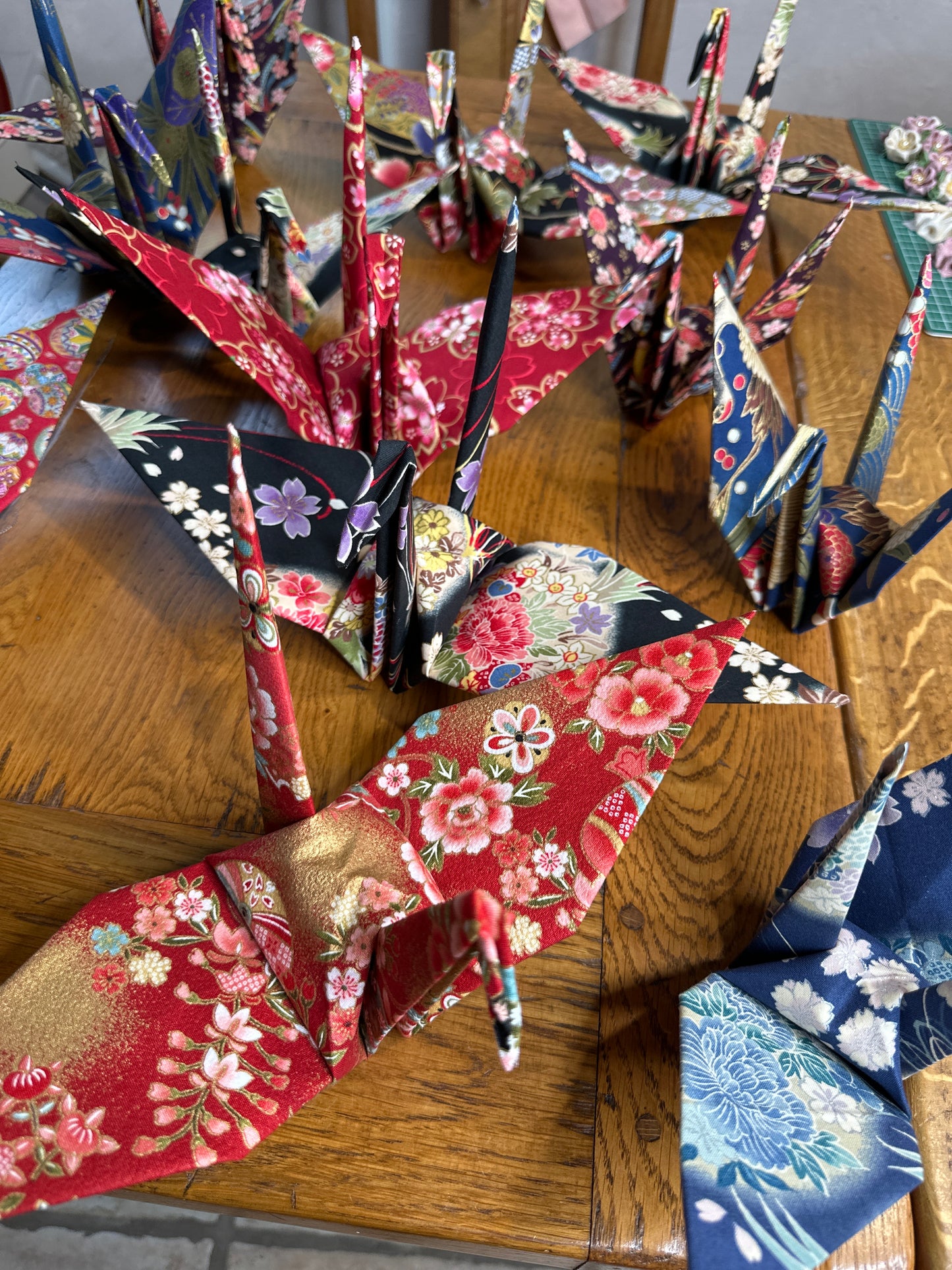 Grue oiseau en coton japonais Neuf