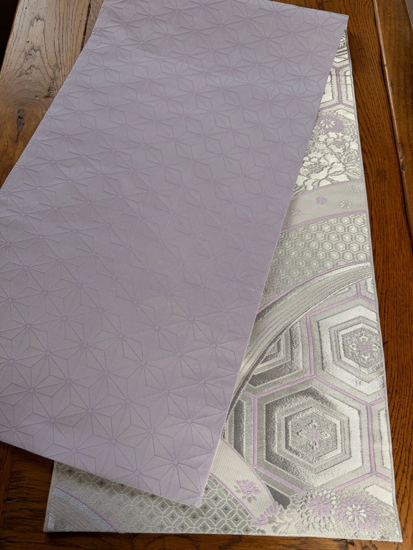 Chemin de table Obi japonais
