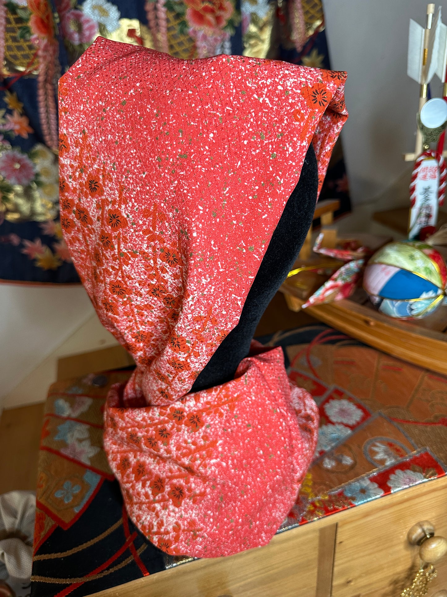 Tour de cou kimono japonais en soie