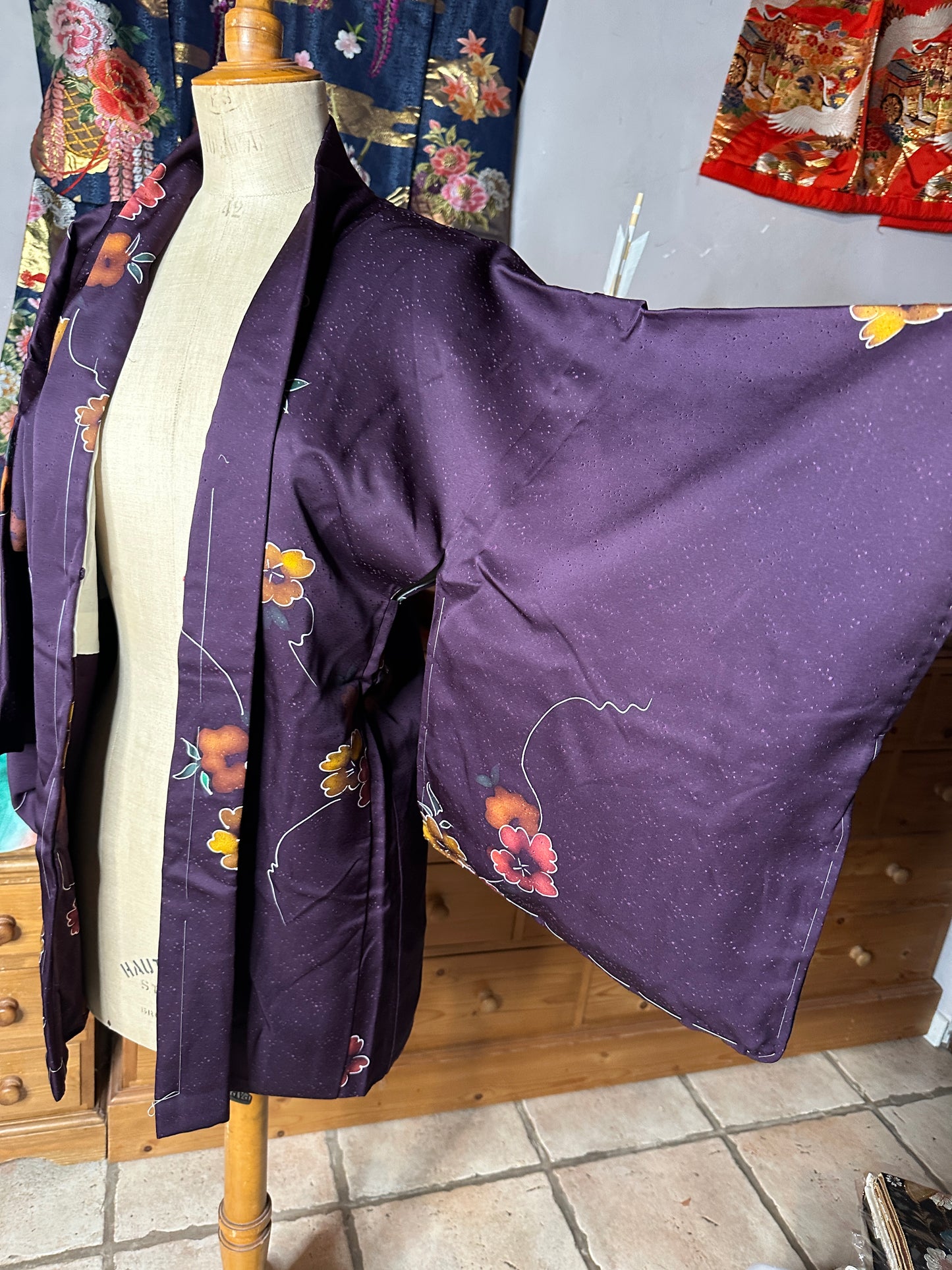 Haori veste de kimono en soie Neuf
