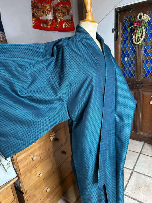 Kimono Homme japonais véritable soie Neuf