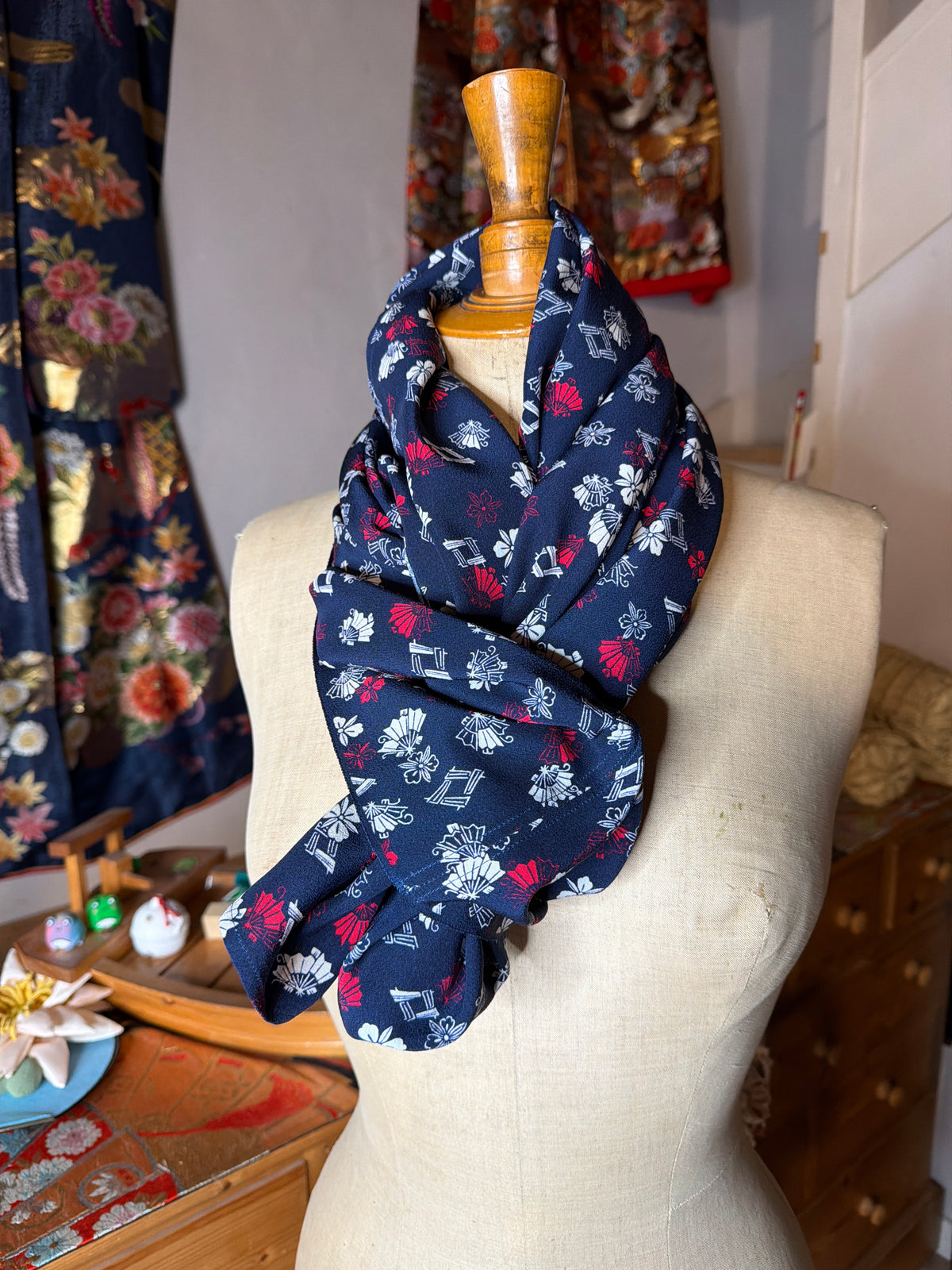 Top tunique 3 en 1 kimono japonais en soie