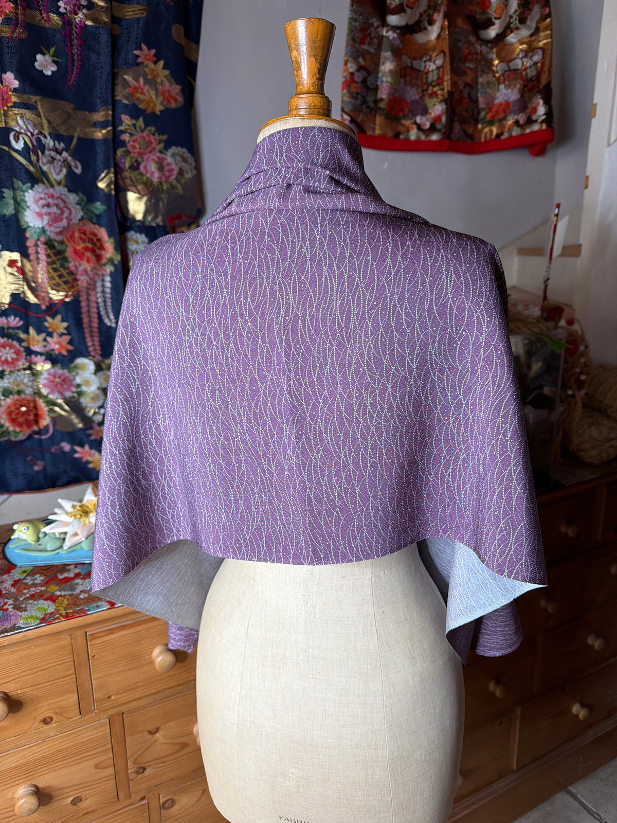 Top tunique 3 en 1 kimono japonais en soie