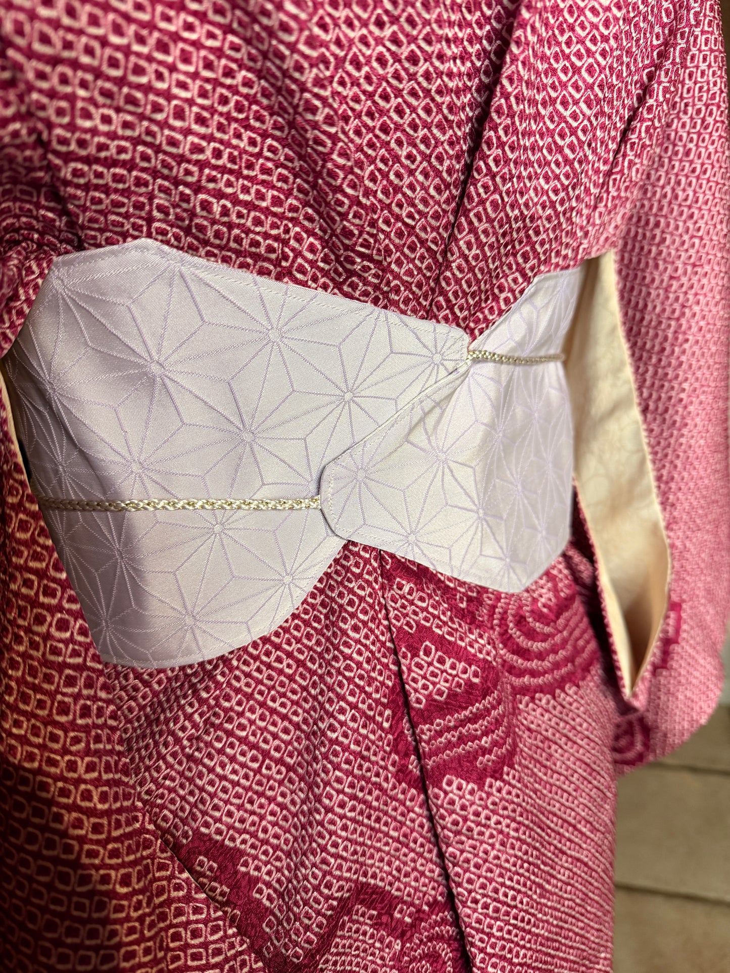 Ceinture Obi japonais avec cordelette