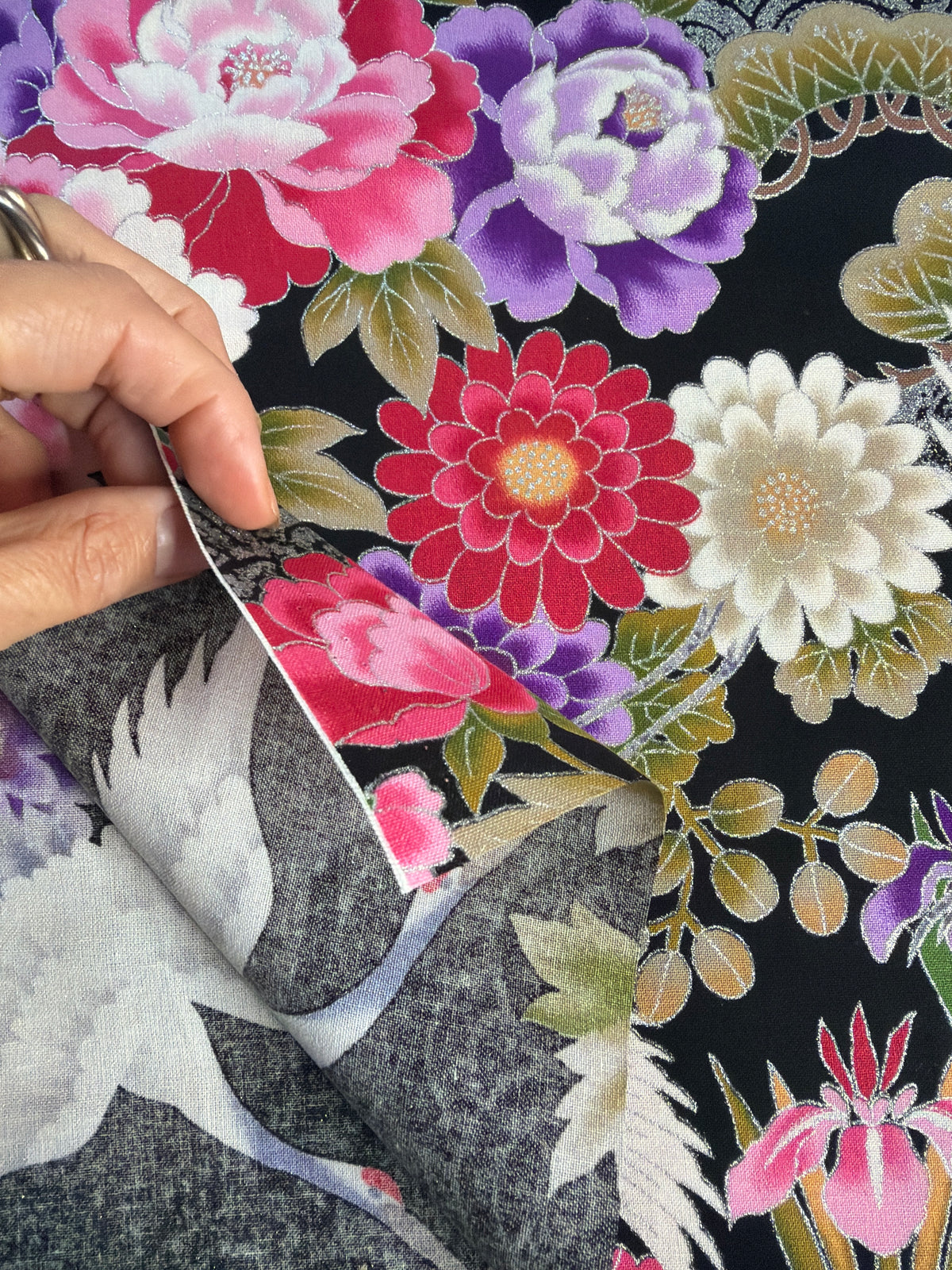 Japanese cotton fabric made in Japan