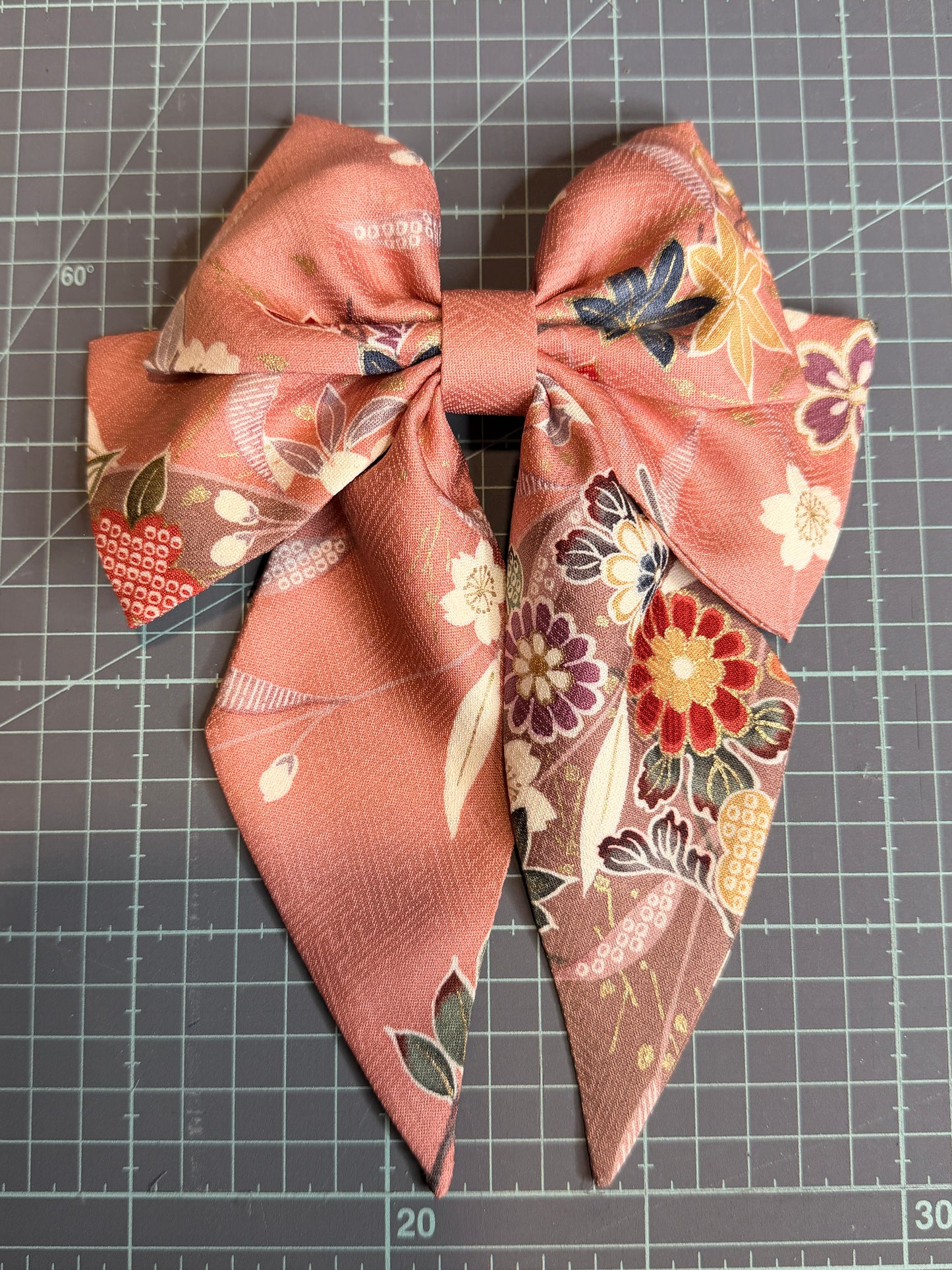 Barette japonaise kimono japonais en soie