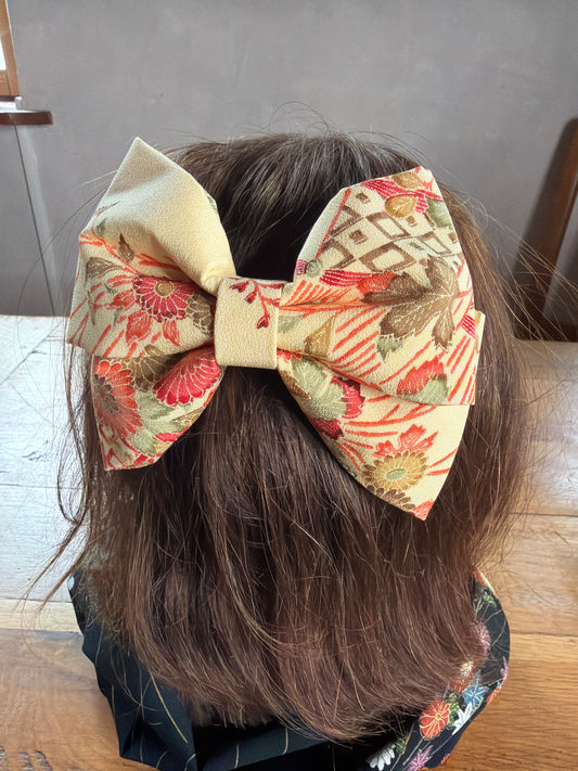 Barette japonaise kimono japonais en soie