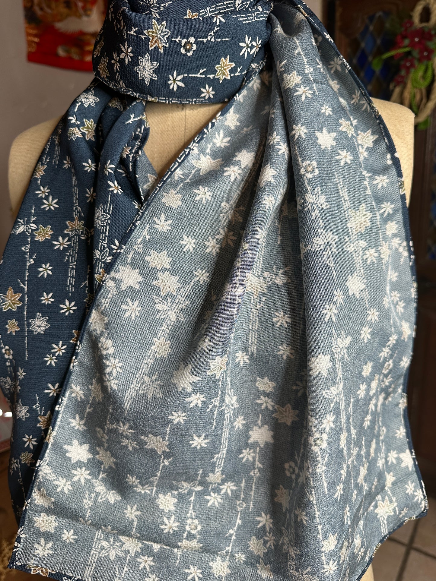 Foulard kimono japonais en soie