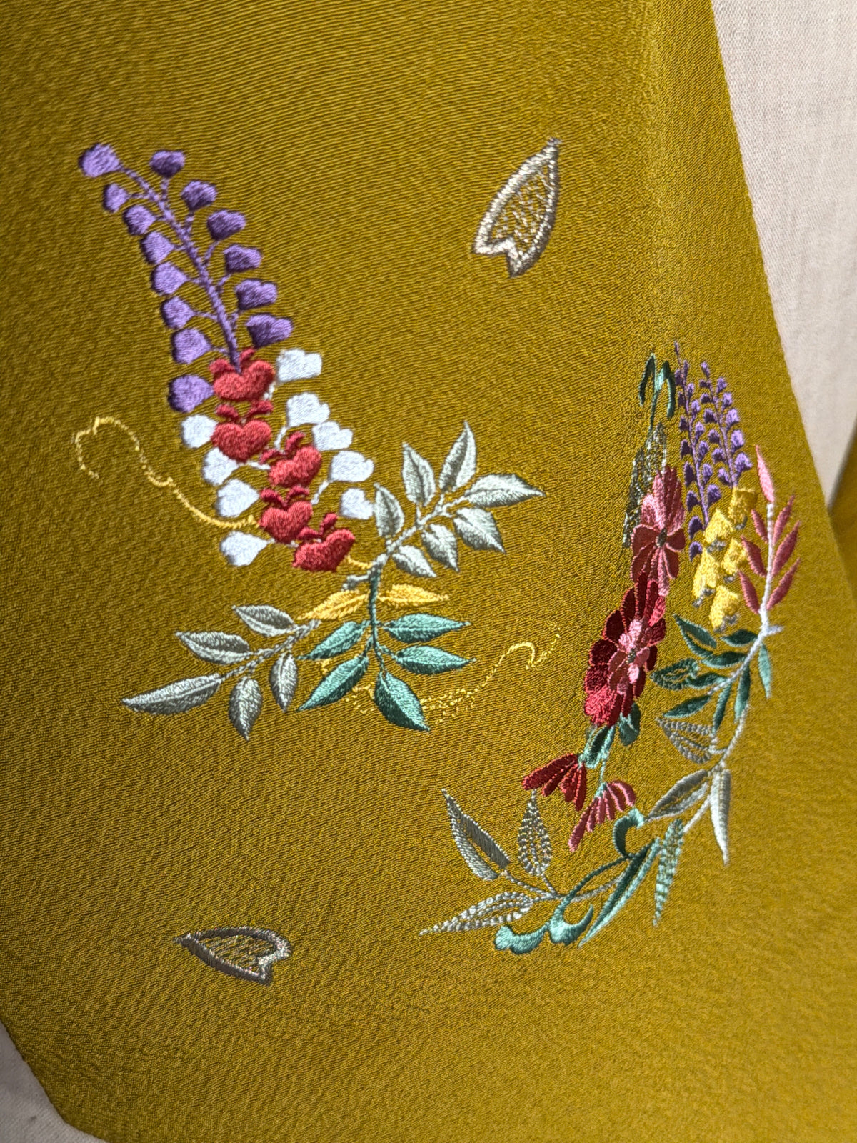 Tour de cou furisode kimono japonais en soie
