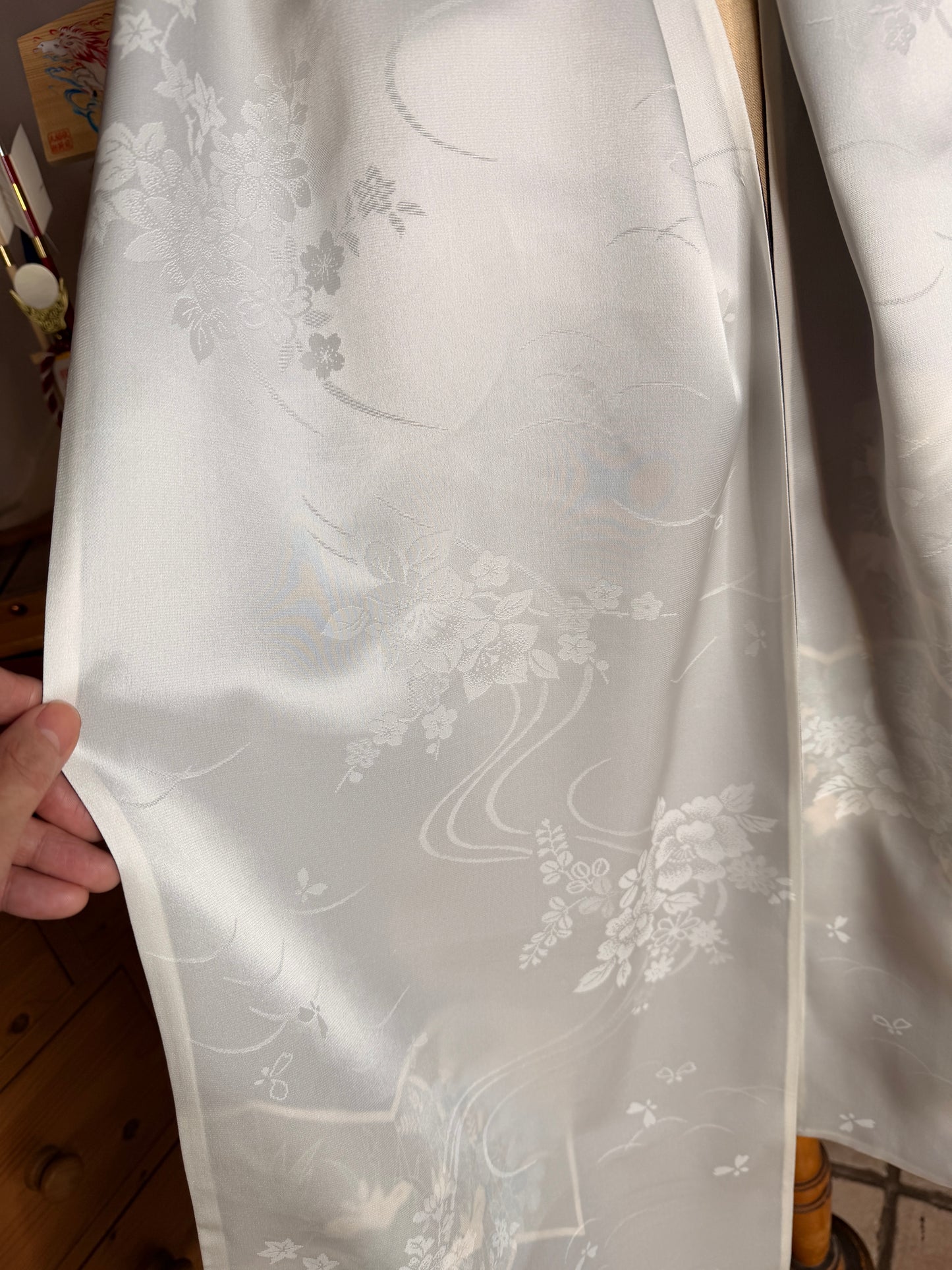 Châle foulard kimono japonais en soie