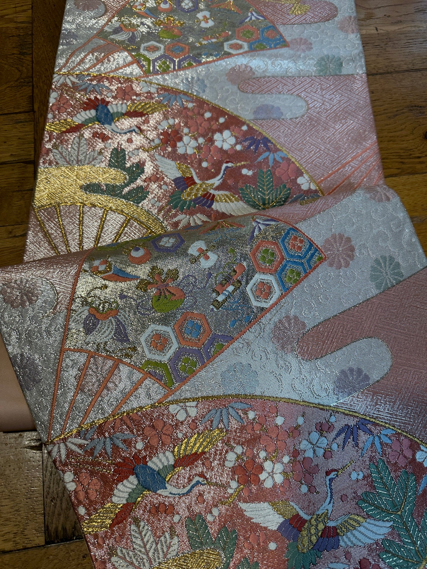 Chemin de table Obi japonais kimono en soie Neuf