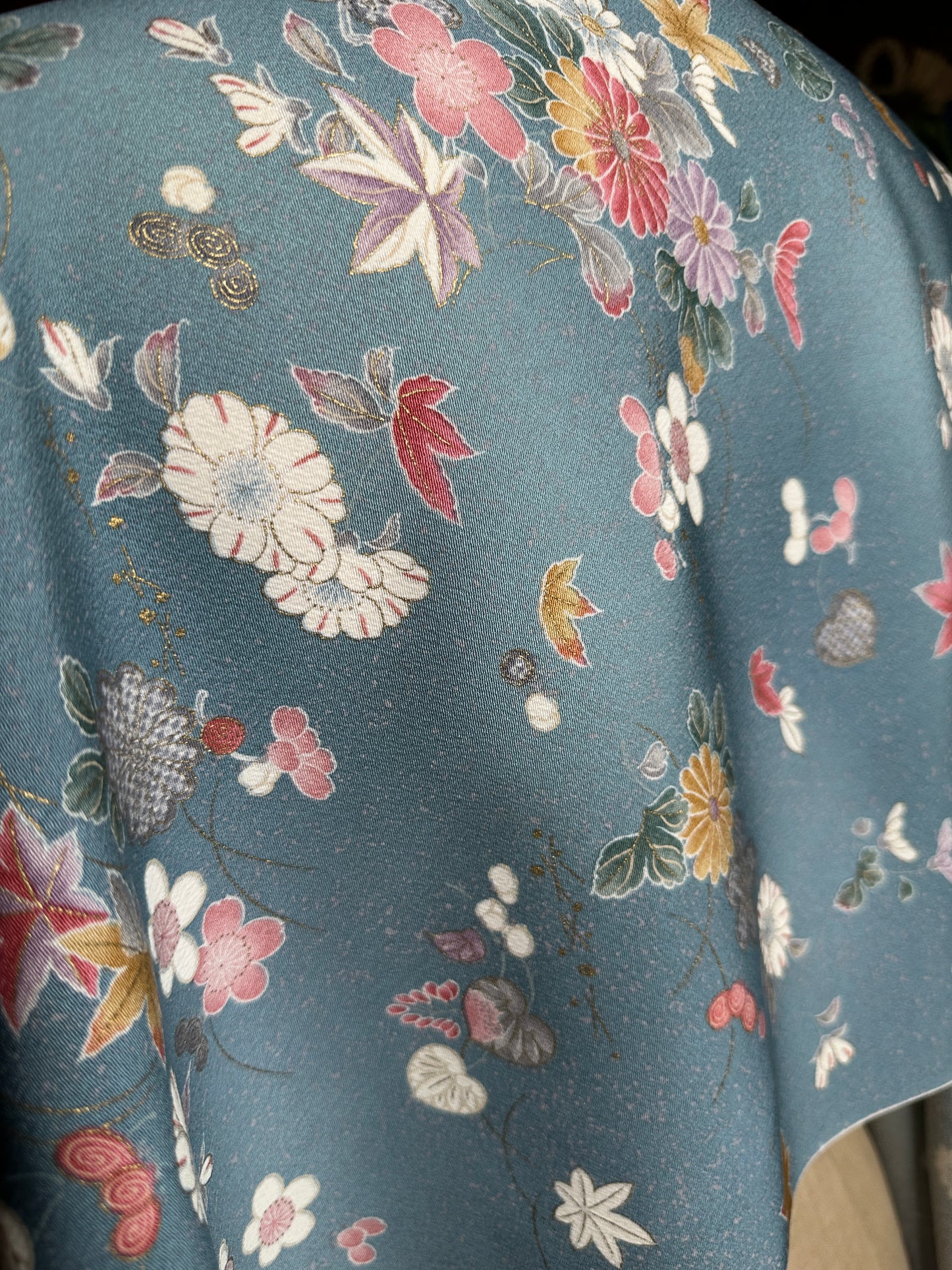 Top court tunique kimono japonais en soie