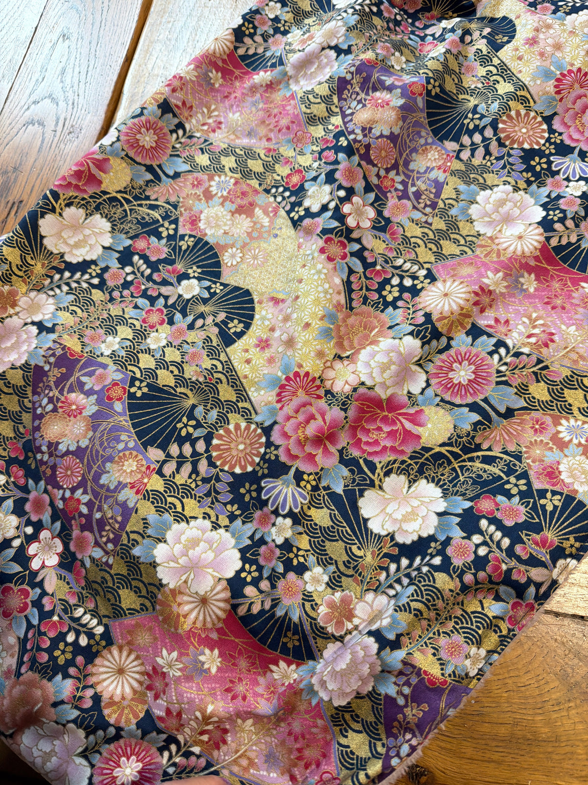 Momonga veste réversible tissu japonais et micropolaire doux