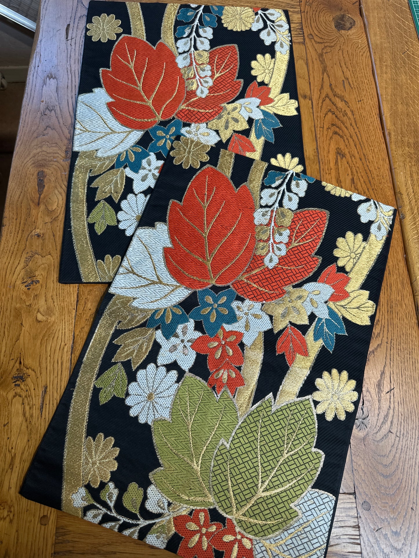 2 Set de table Obi japonais occasion