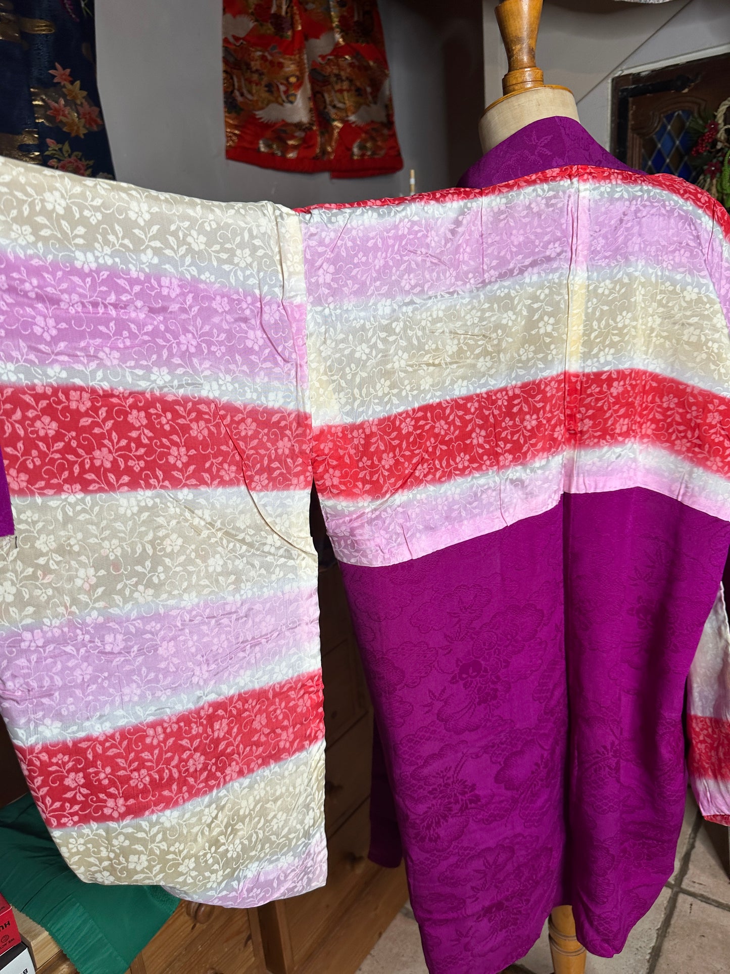 Haori veste de kimono japonais en soie