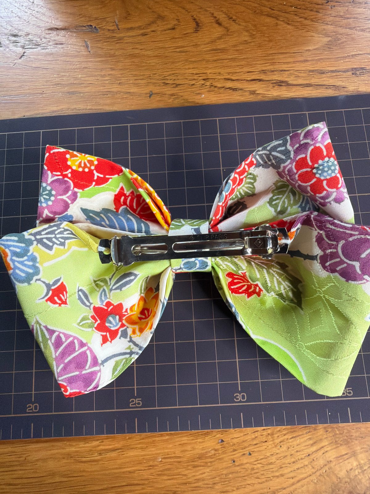 Barette japonaise kimono en soie