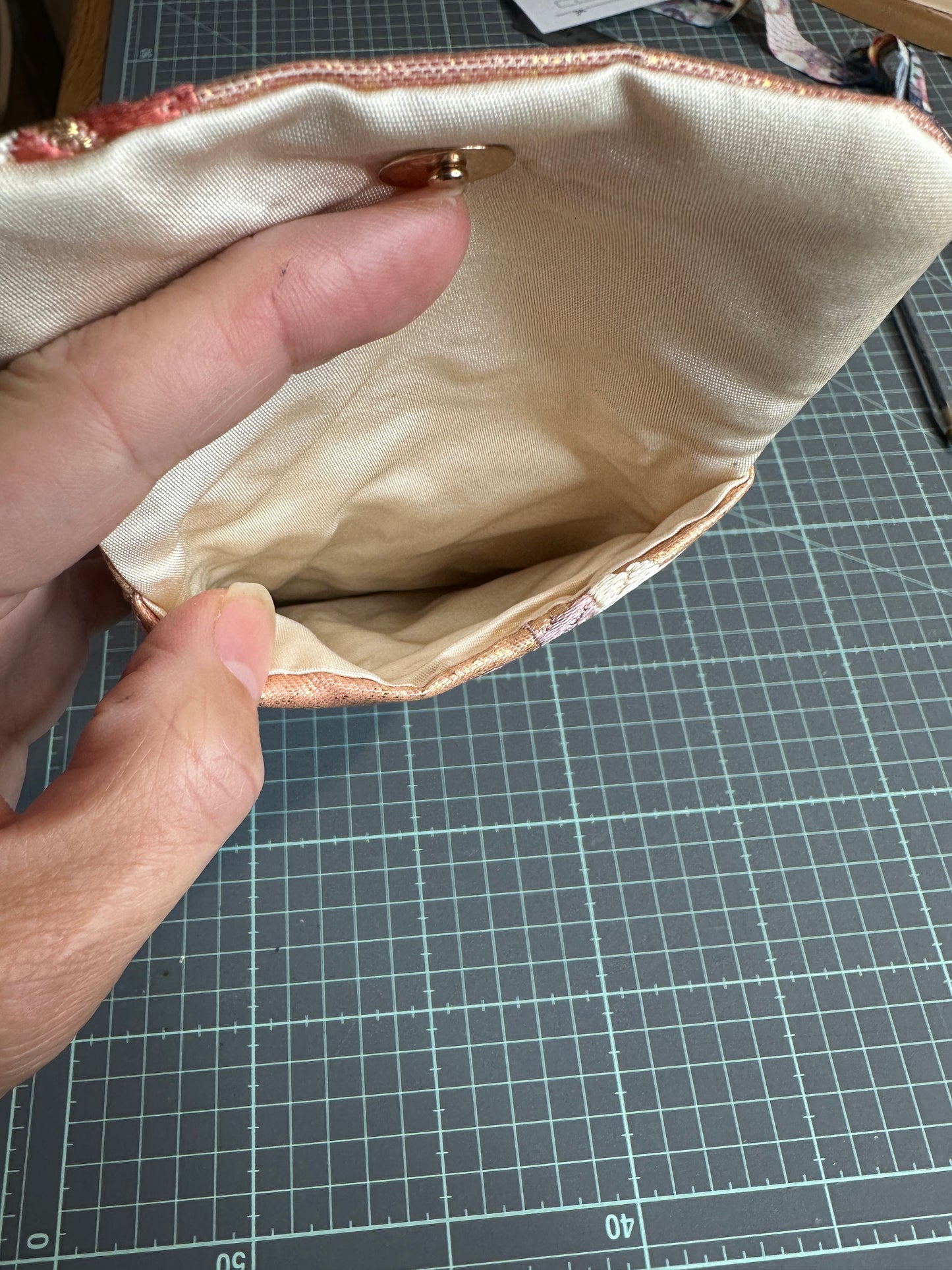 Pochette étui Obi kimono japonais