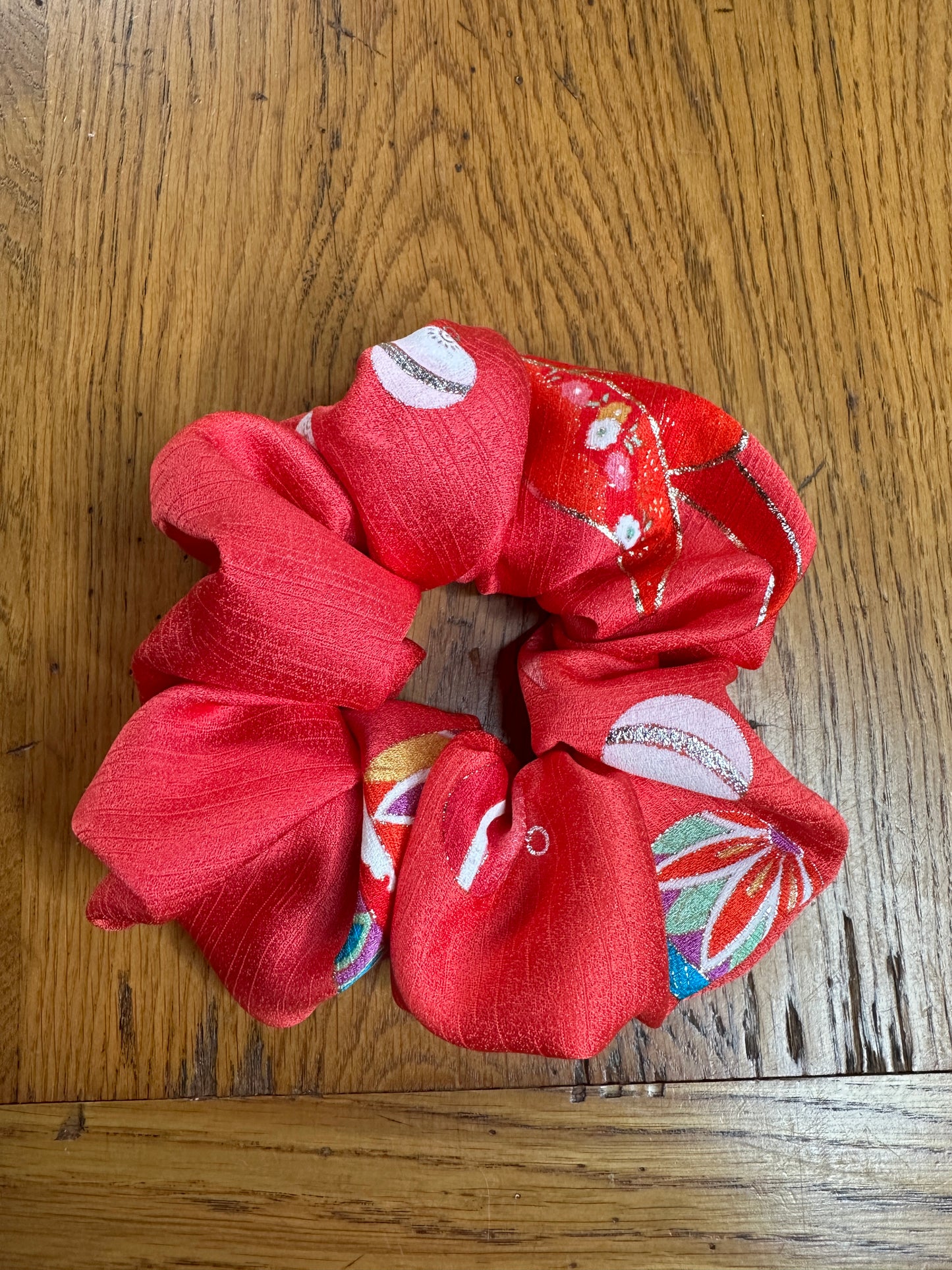 Chouchou kimono japonais en soie grand modèle