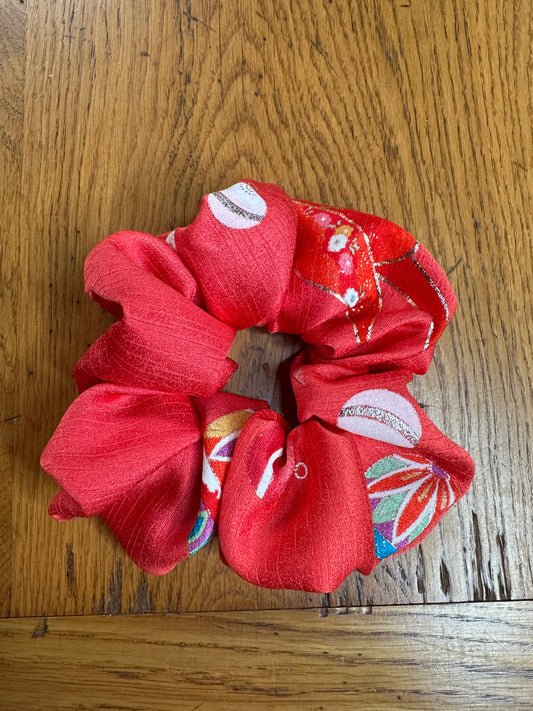 Chouchou kimono japonais en soie grand modèle