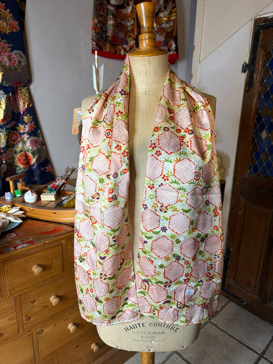 Foulard kimono japonais en soie