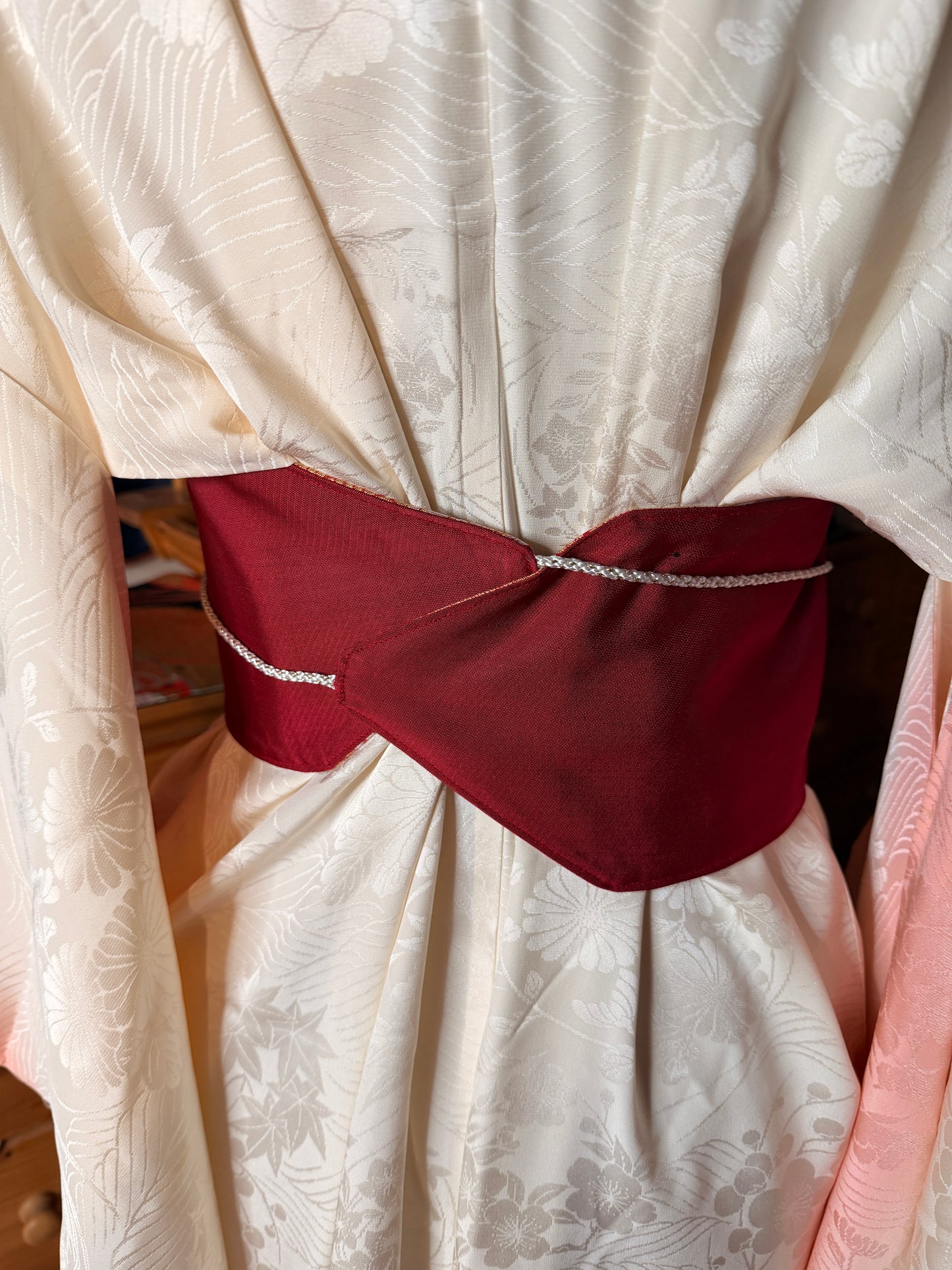 Obi ceinture de kimono japonais avec cordelette