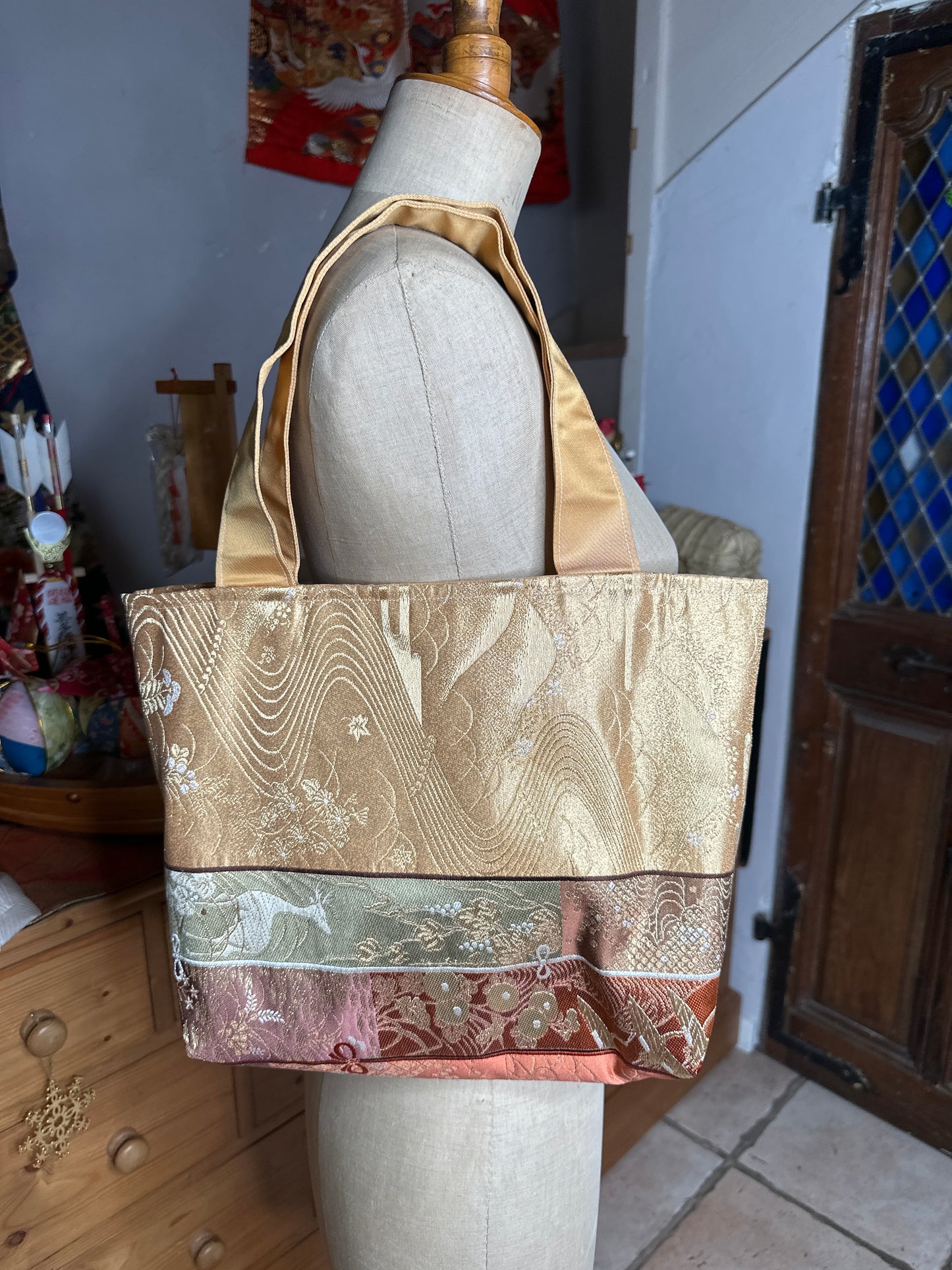 Sac Obi japonais en soie