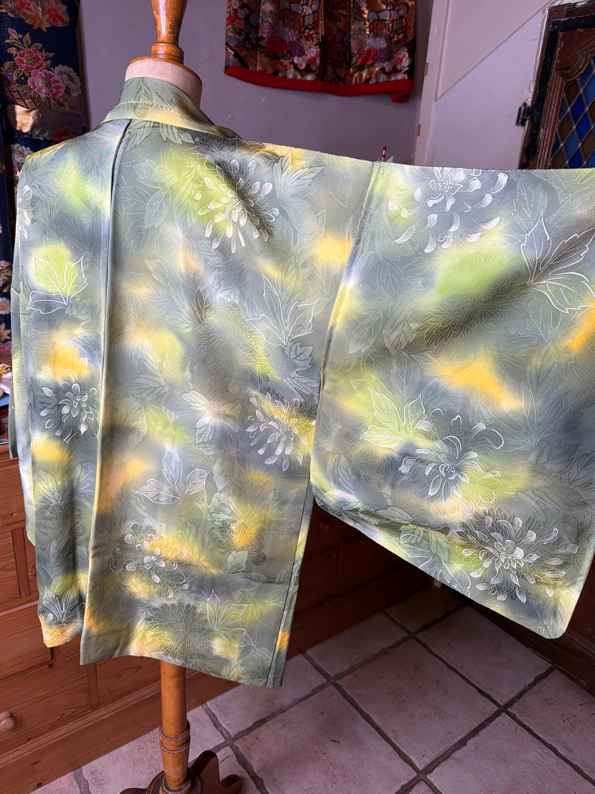 Haori veste de kimono japonais en soie  Neuf