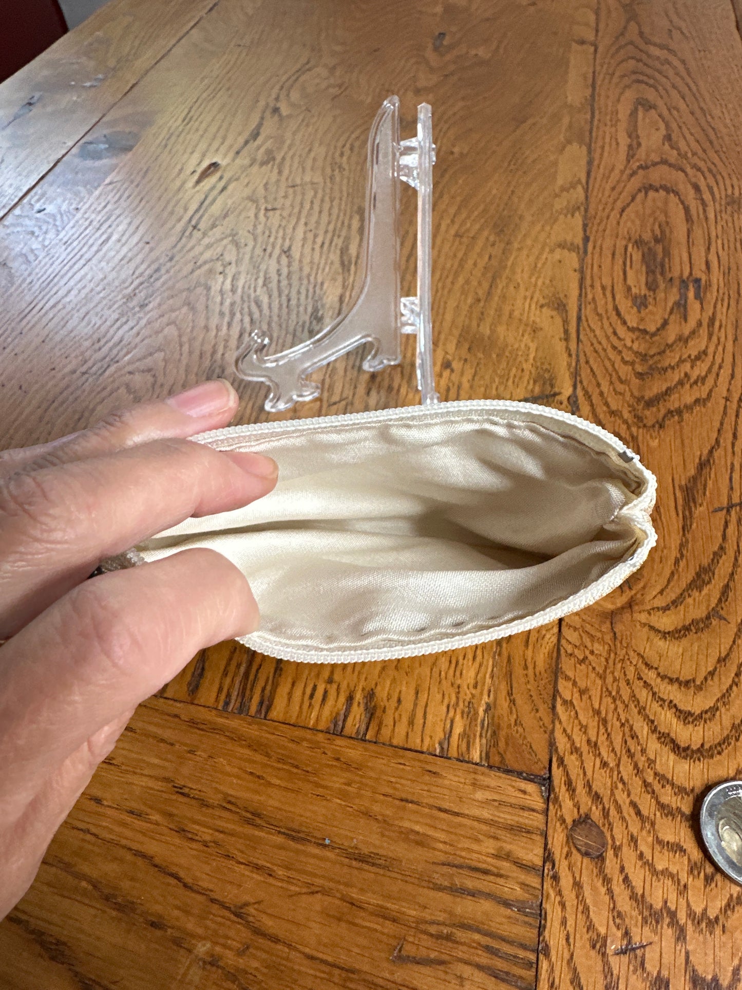 Mini pochette porte carte monnaie Obi japonais